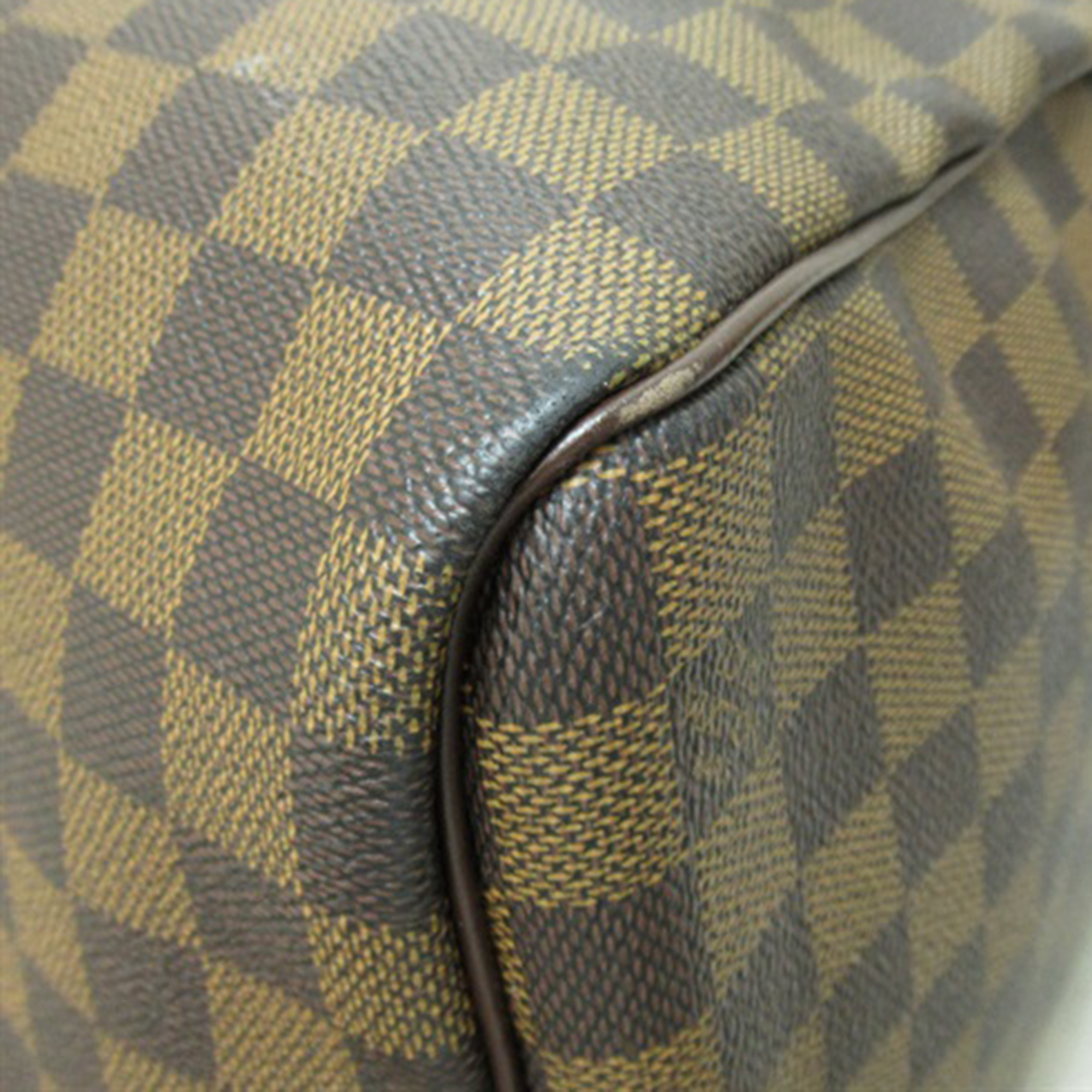 Louis Vuitton Brown Canvas Damier Ebene Keepall 50 Bag