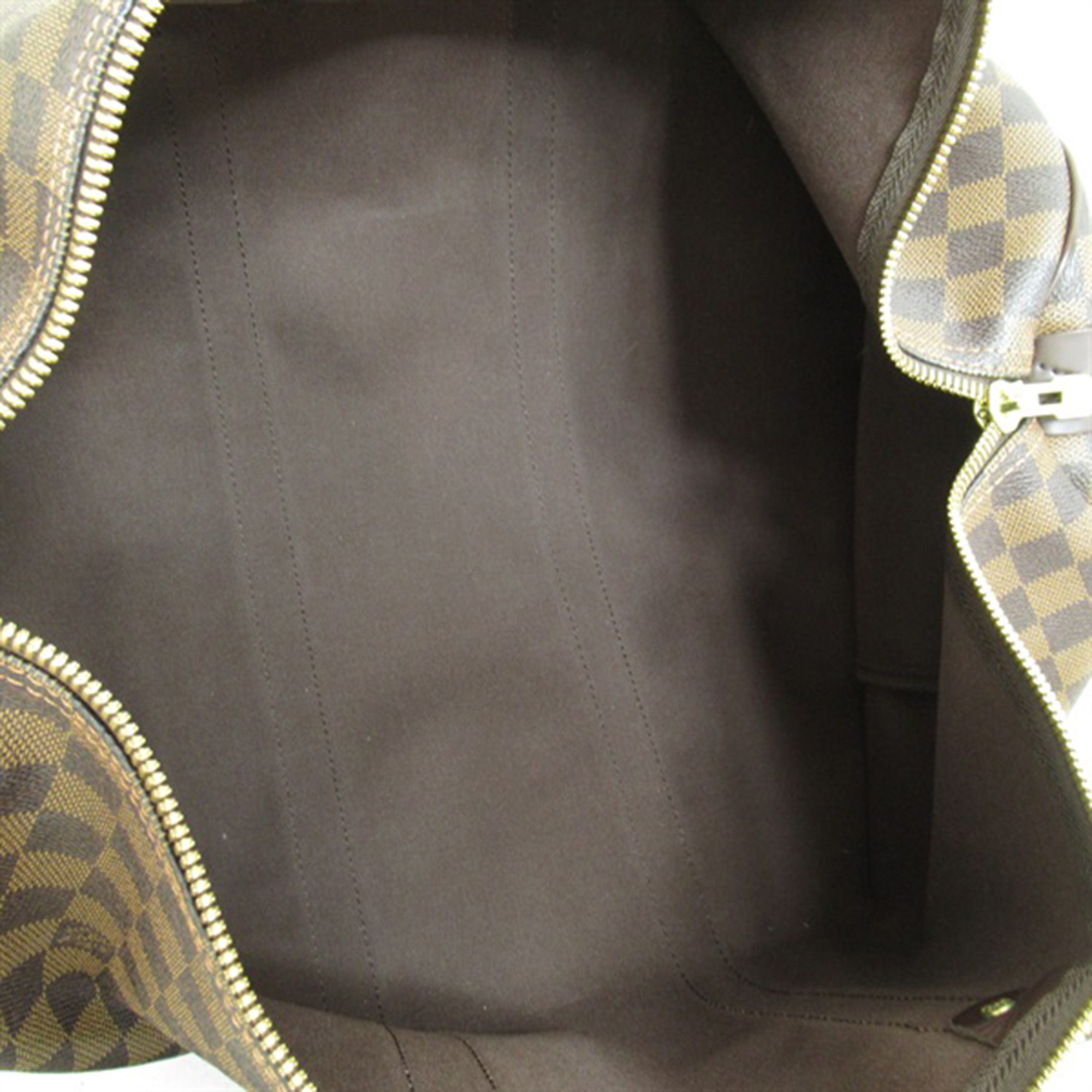 Louis Vuitton Brown Canvas Damier Ebene Keepall 50 Bag