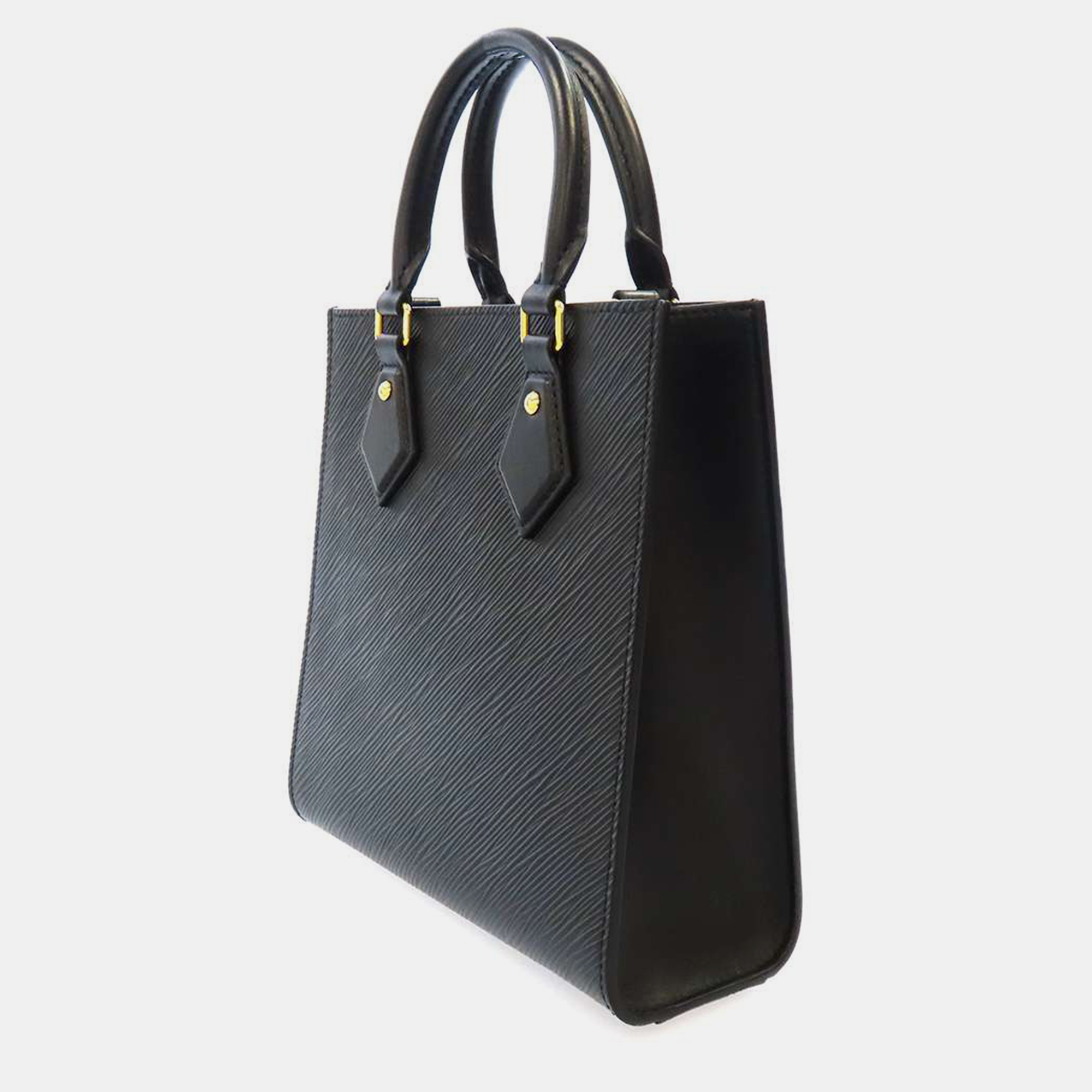 Louis Vuitton Black Epi Leather  Sac Plat  BB Bag