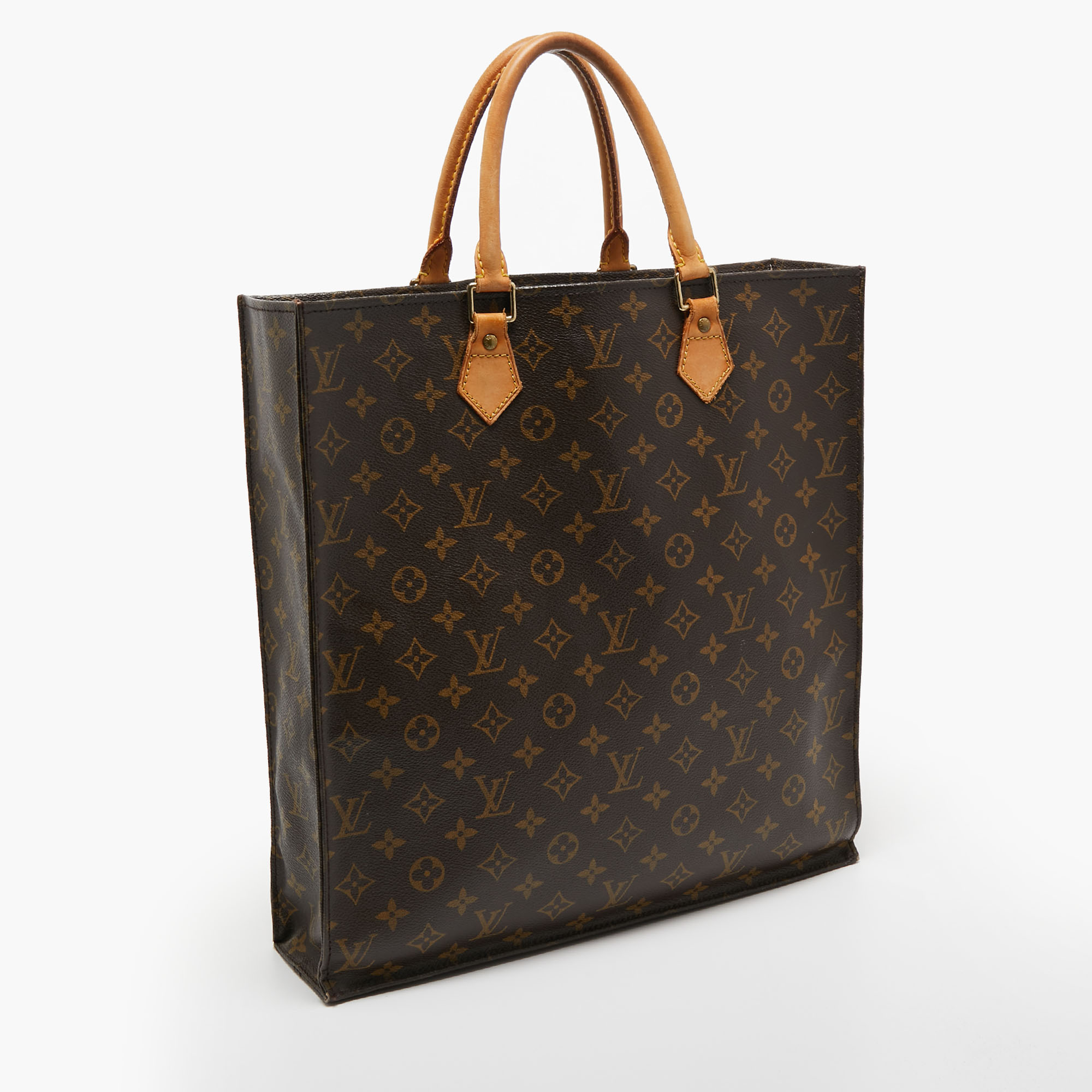 Louis Vuitton Monogram Canvas Sac Plat GM Bag