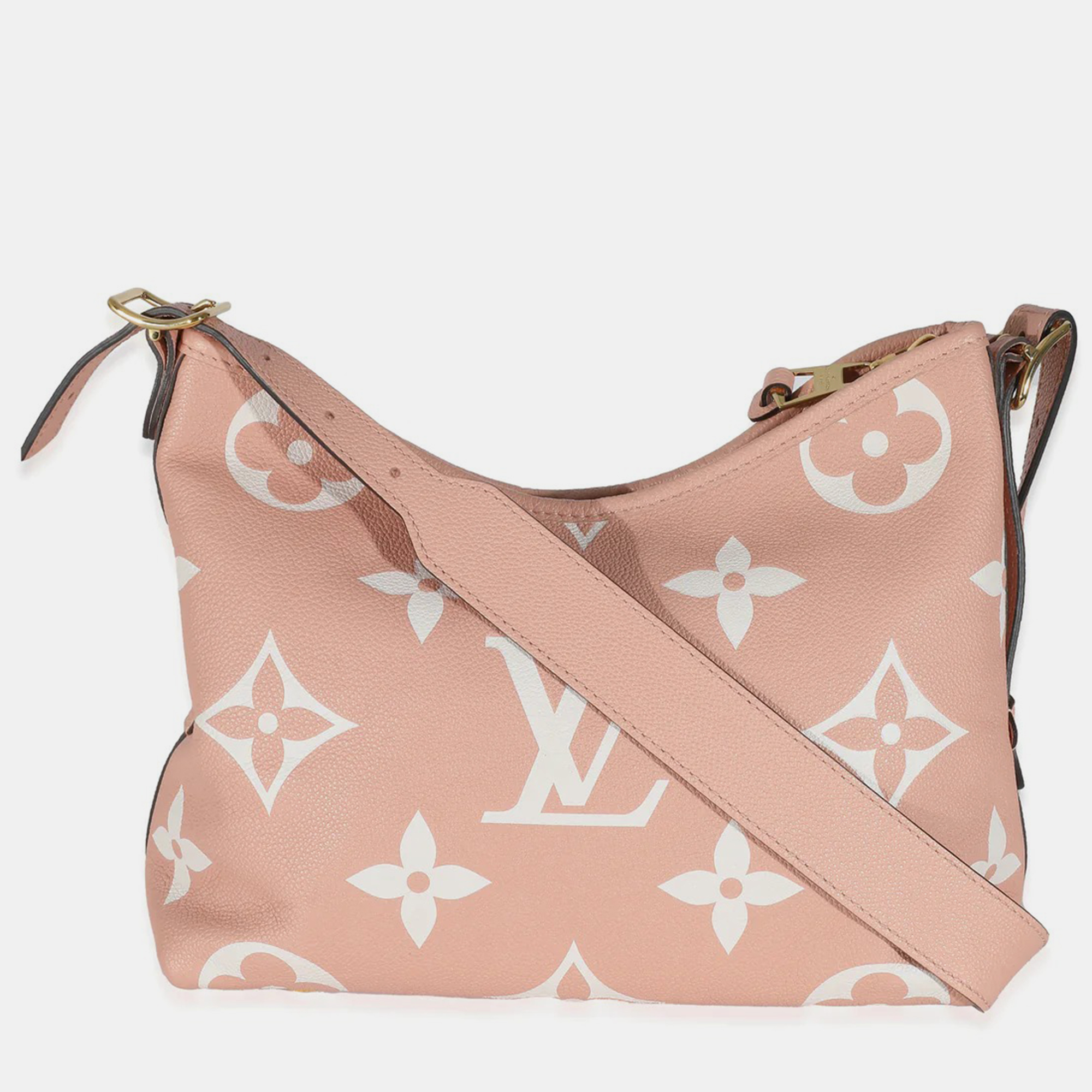 Louis Vuitton Pink Leather Monogram Bicolor Empreinte CarryAll PM Shoulder Bag