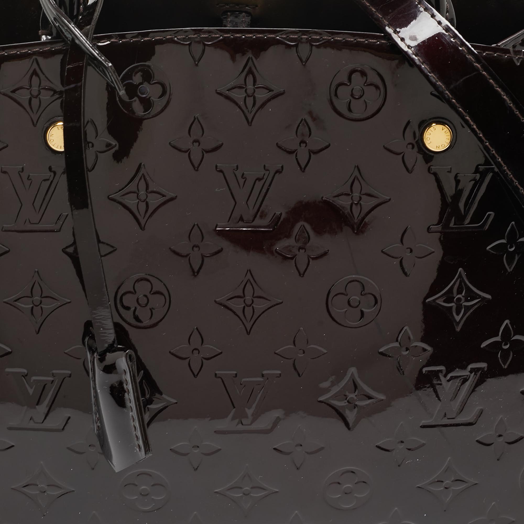 Louis Vuitton Amarante Monogram Vernis Montaigne MM Bag