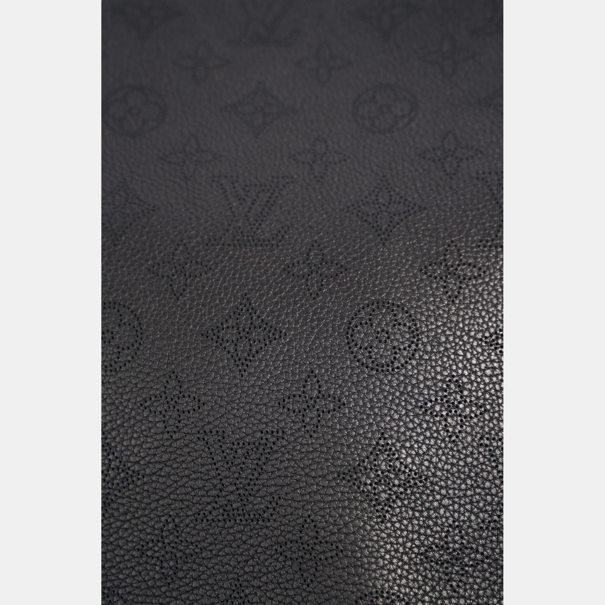 Louis Vuitton Babylone Bag Black Mahina Monogram Leather PM