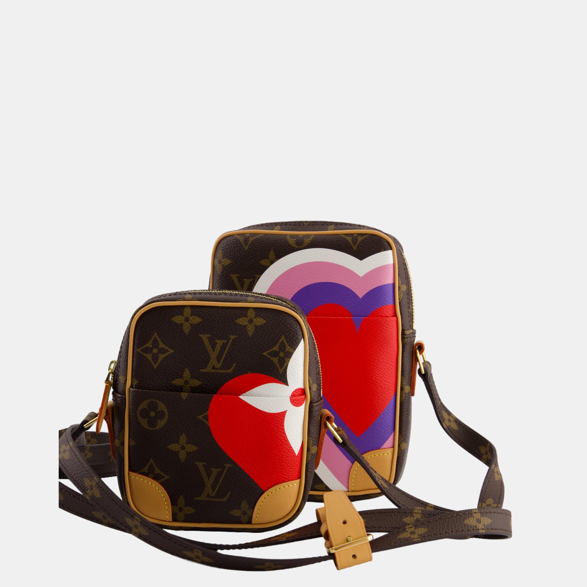 Louis Vuitton Monogram Game On Panam Set Shoulder Bag With Gold Hardware