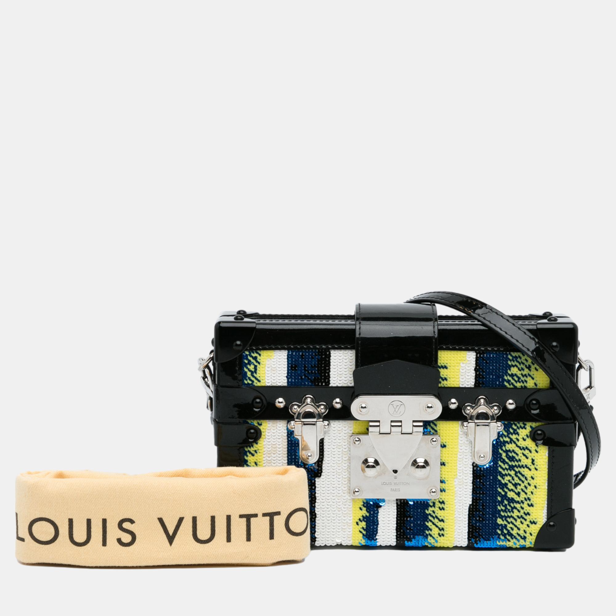 Louis Vuitton Multicolour Sequins Petite Malle