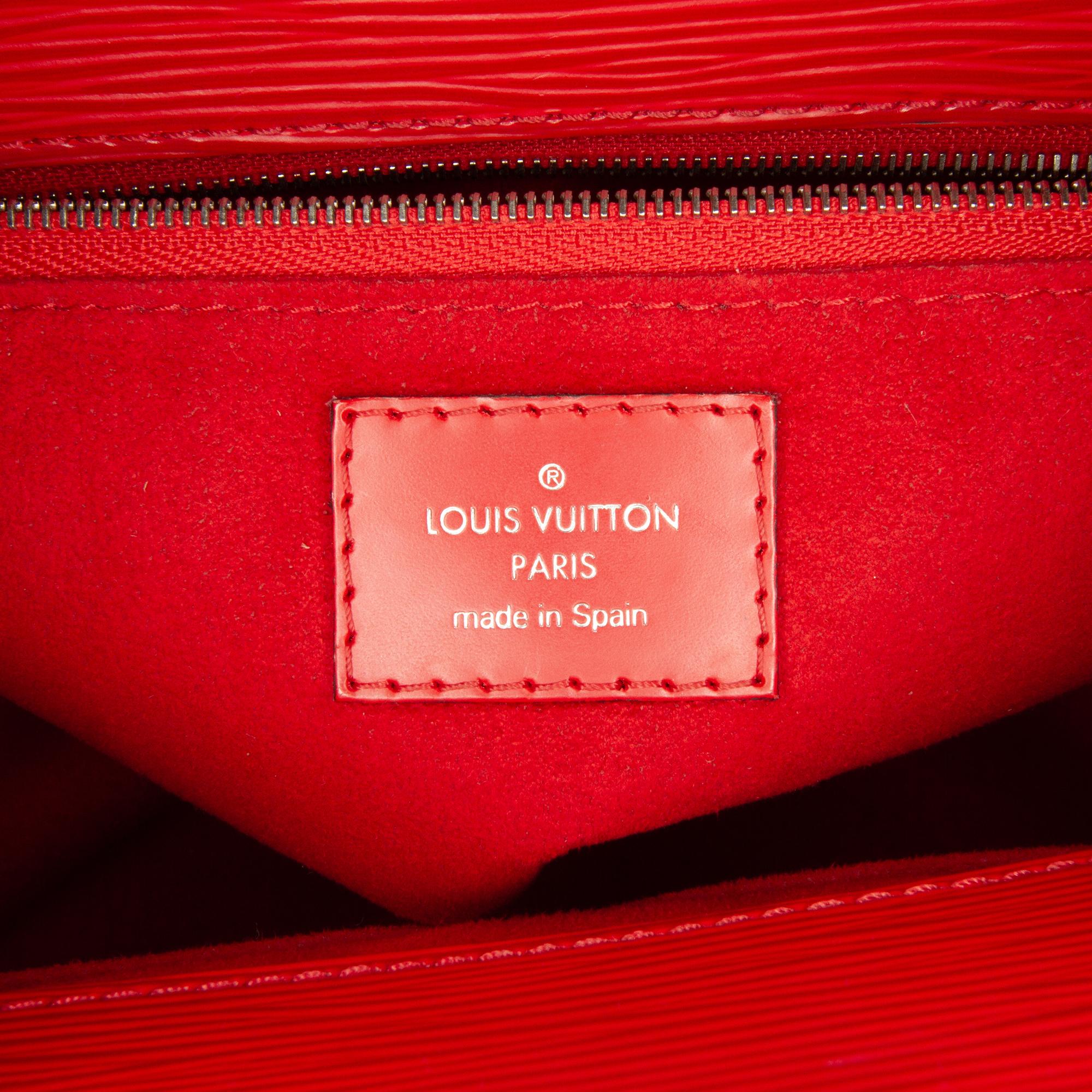 Louis Vuitton Red Epi Marly MM