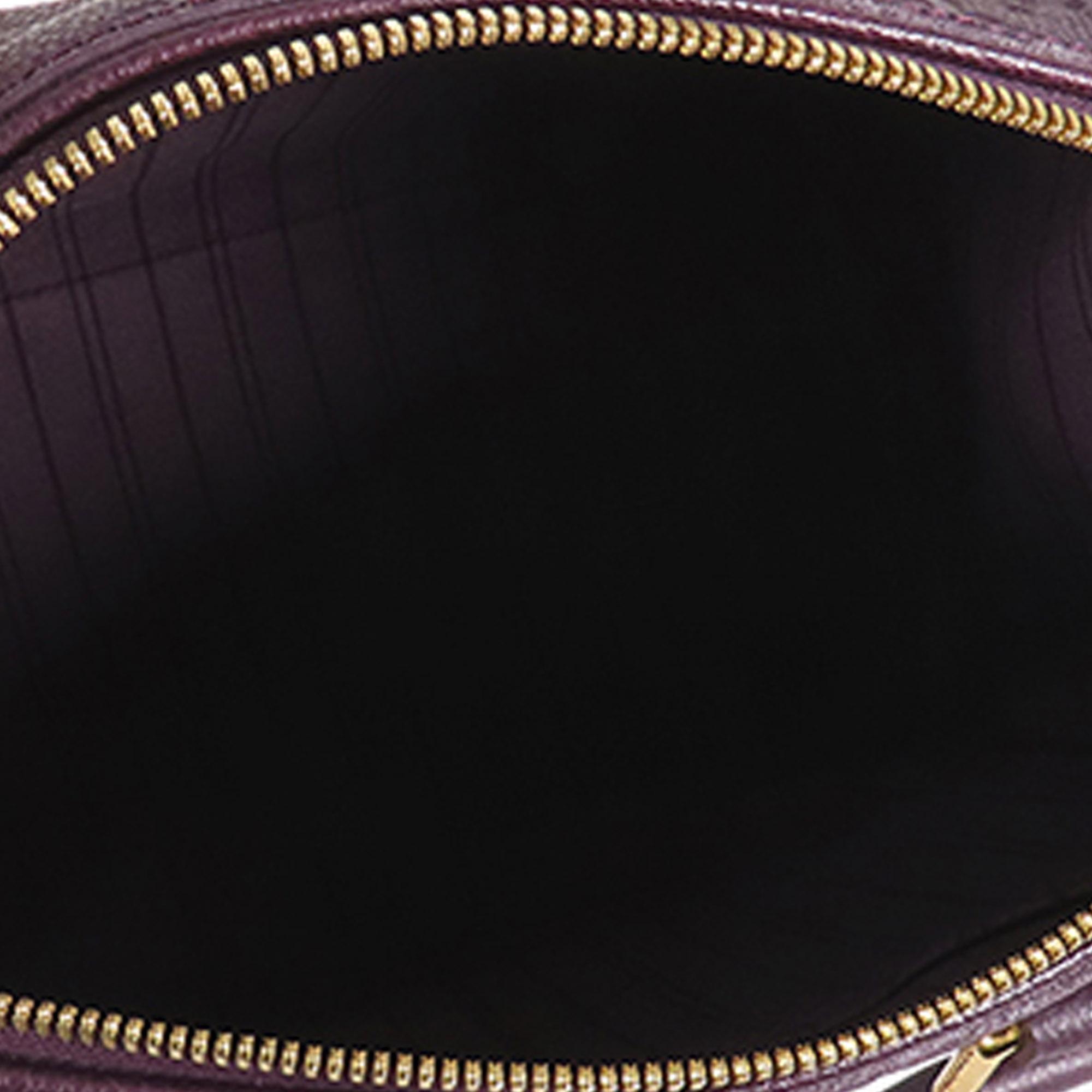 Louis Vuitton Purple Monogram Empreinte Speedy Bandouliere 25