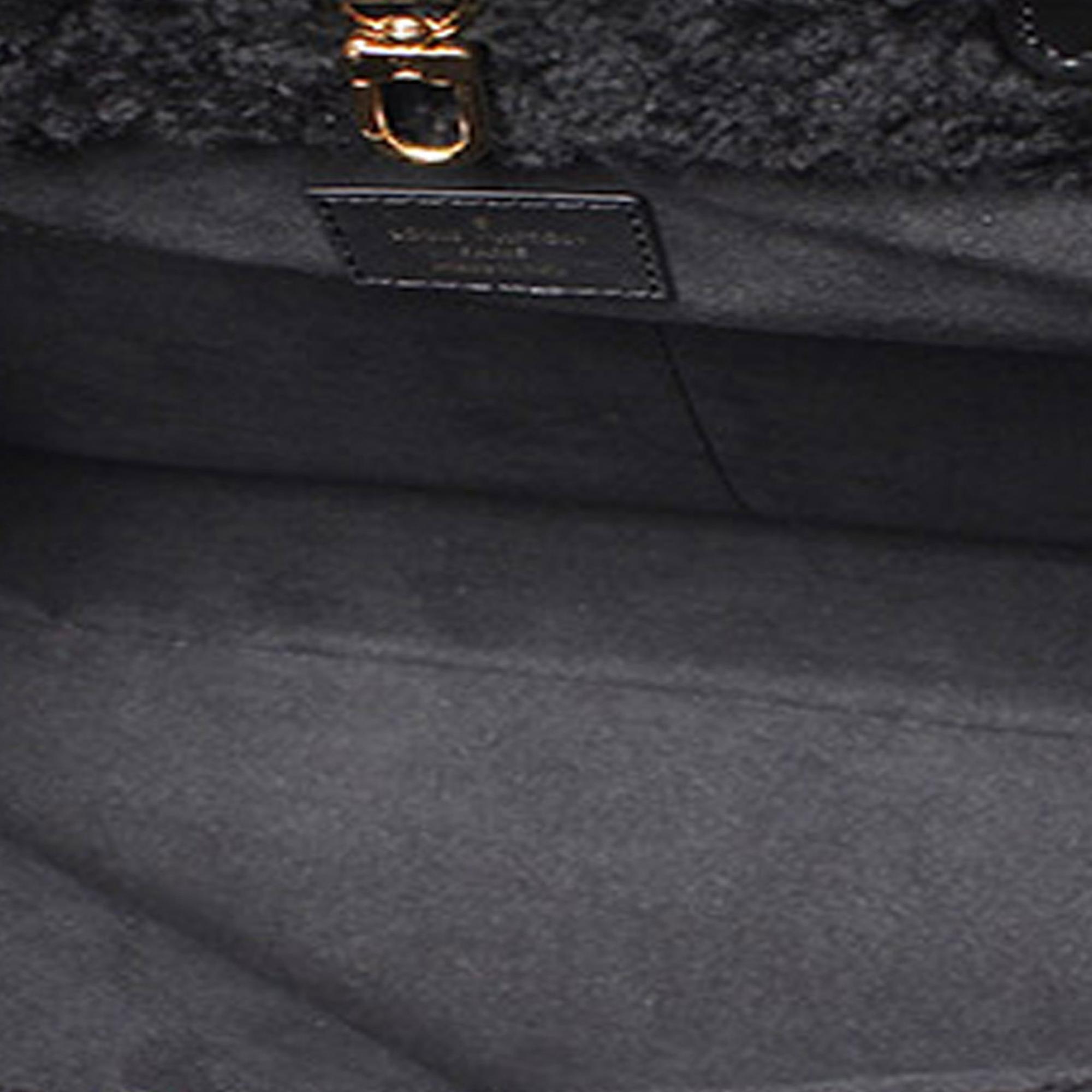Louis Vuitton Black Monogram Giant Shearling Teddy Onthego GM