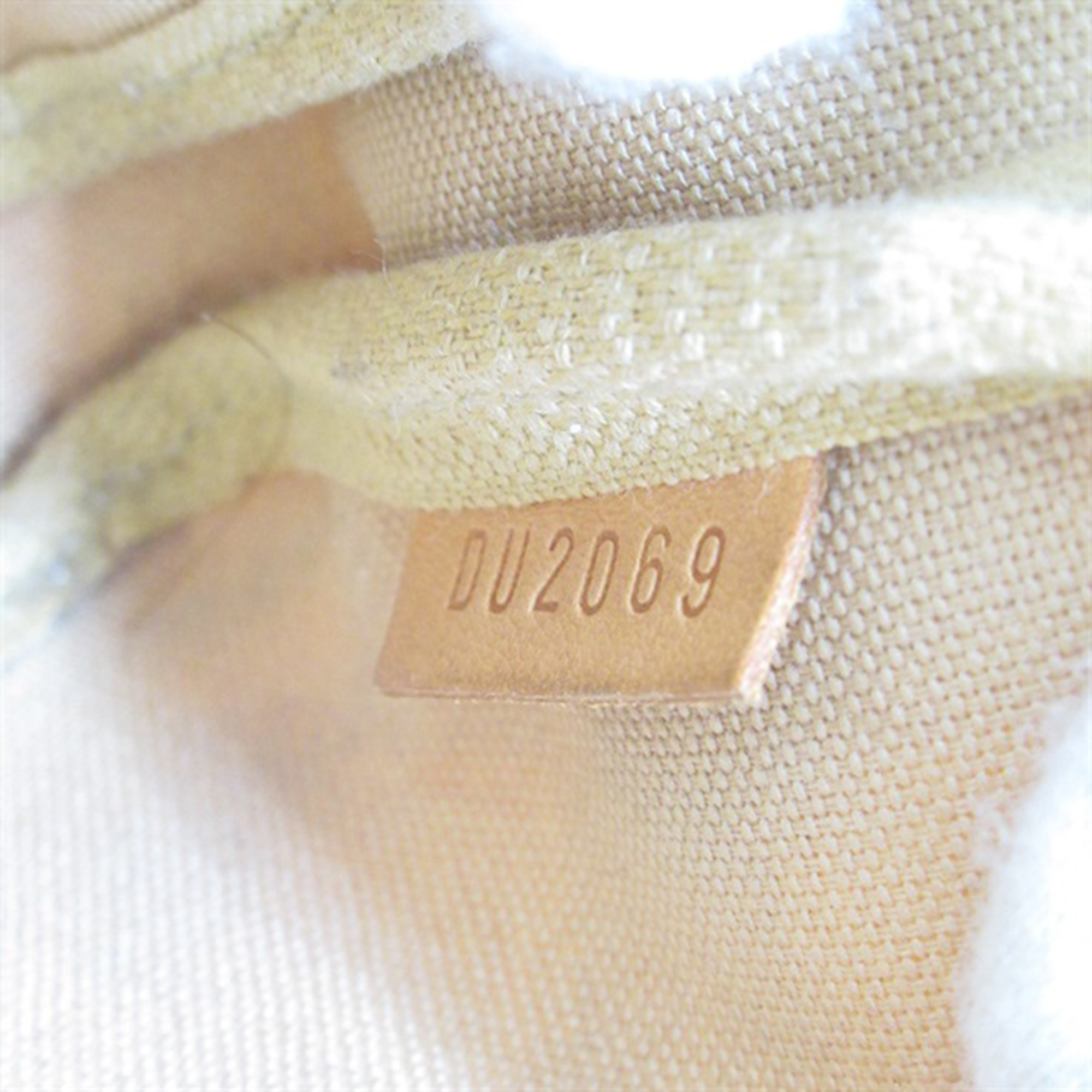 Louis Vuitton White Damier Azur Canvas Mini Pochette Accessoires Clutch Bag