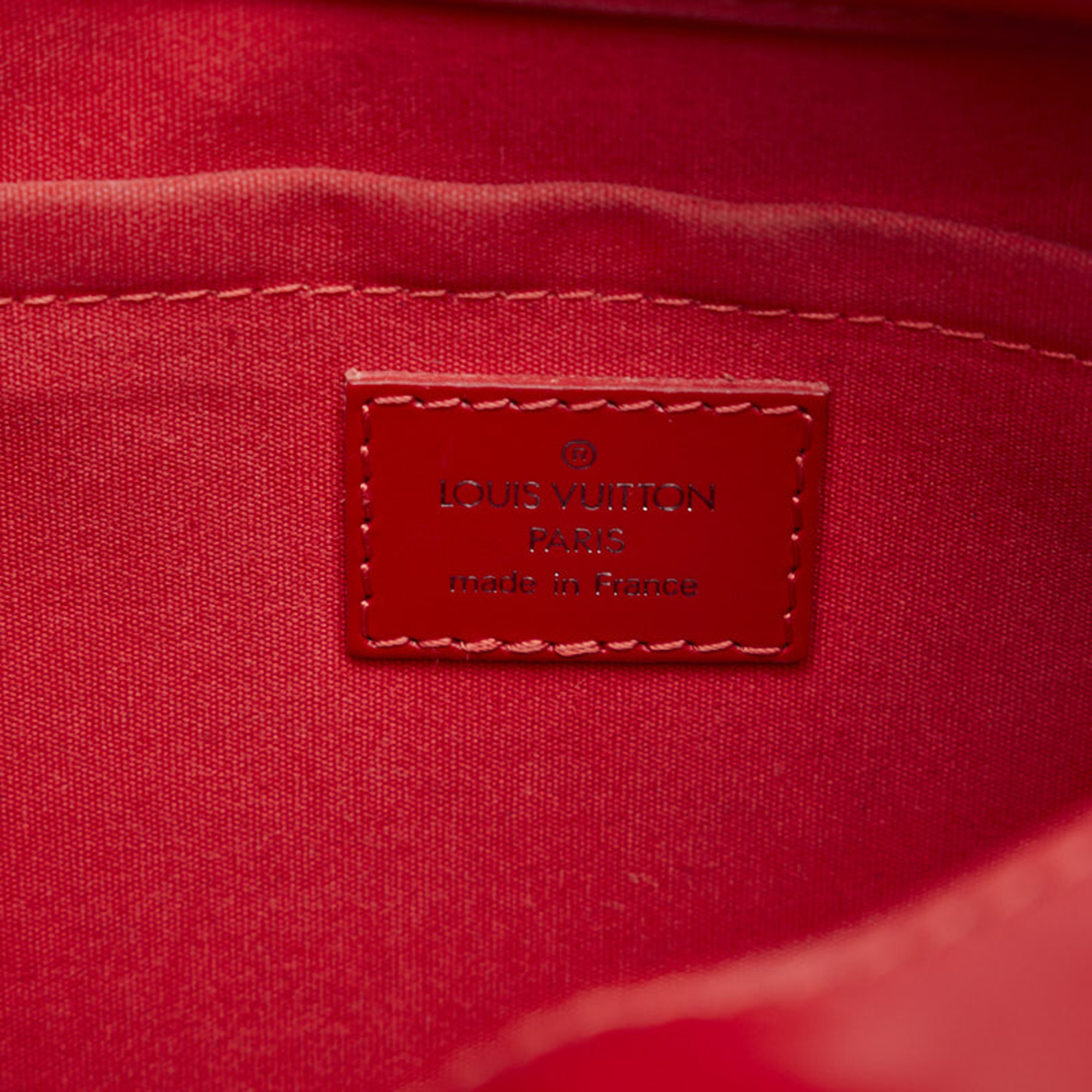 Louis Vuitton Red Epi Leather Turenne PM Satchel