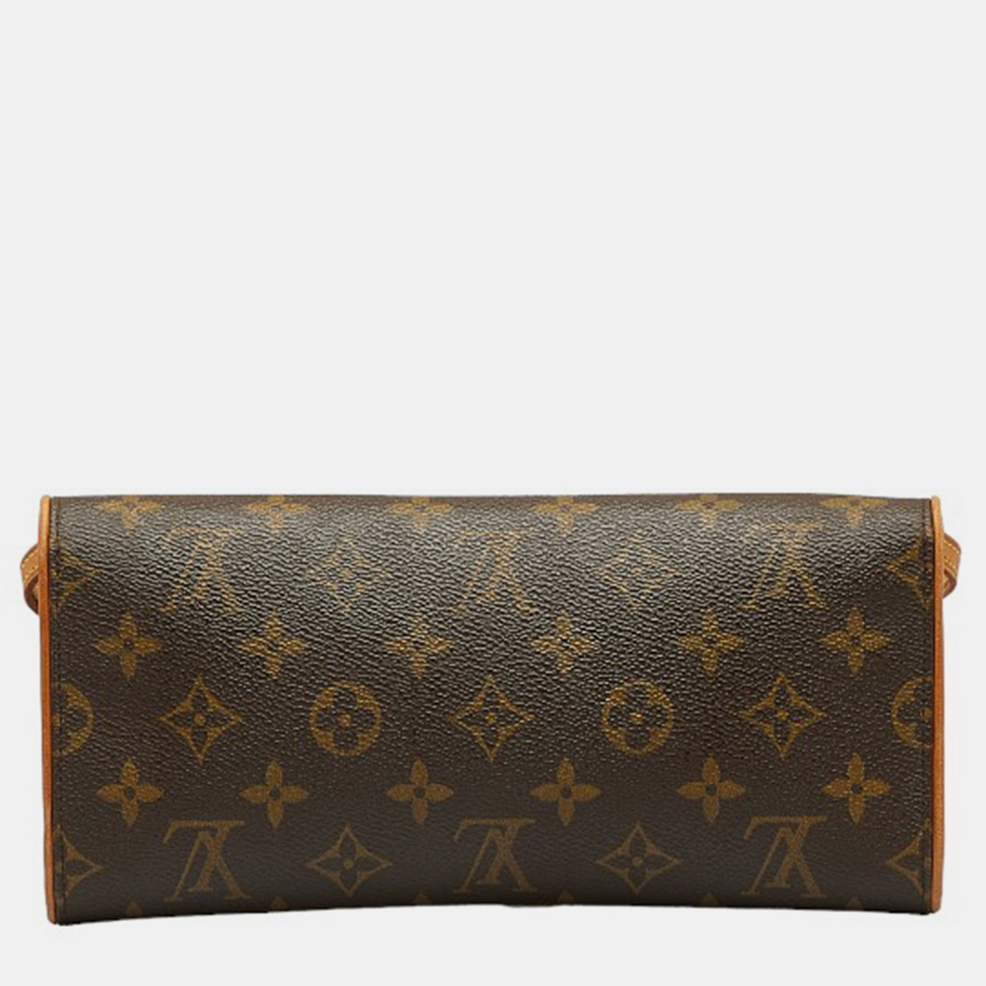Louis Vuitton Brown Monogram Canvas Pochette Twin GM Crossbody Bag