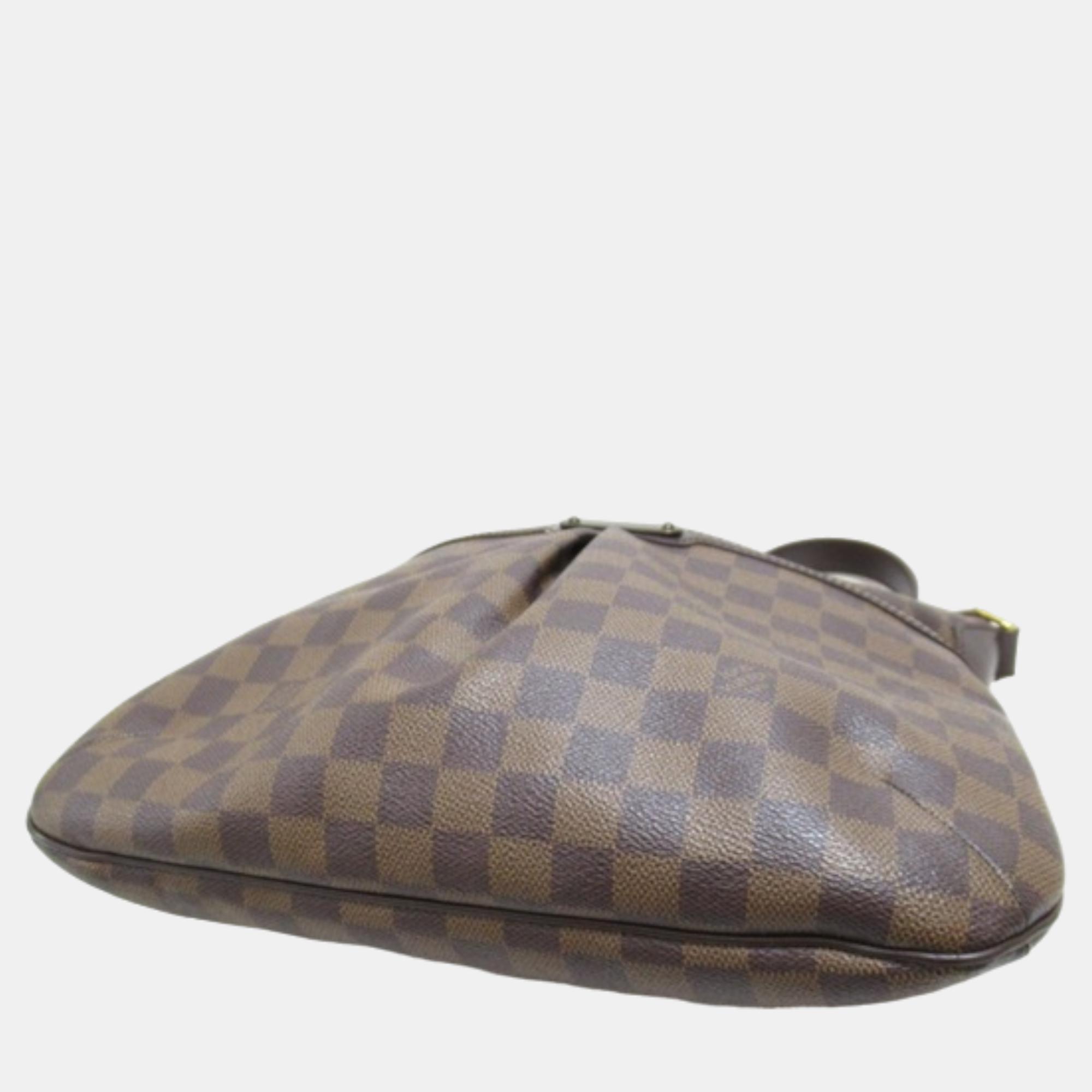 Louis Vuitton Brown Canvas Damier Ebene Bloomsbury PM Crossbody Bag