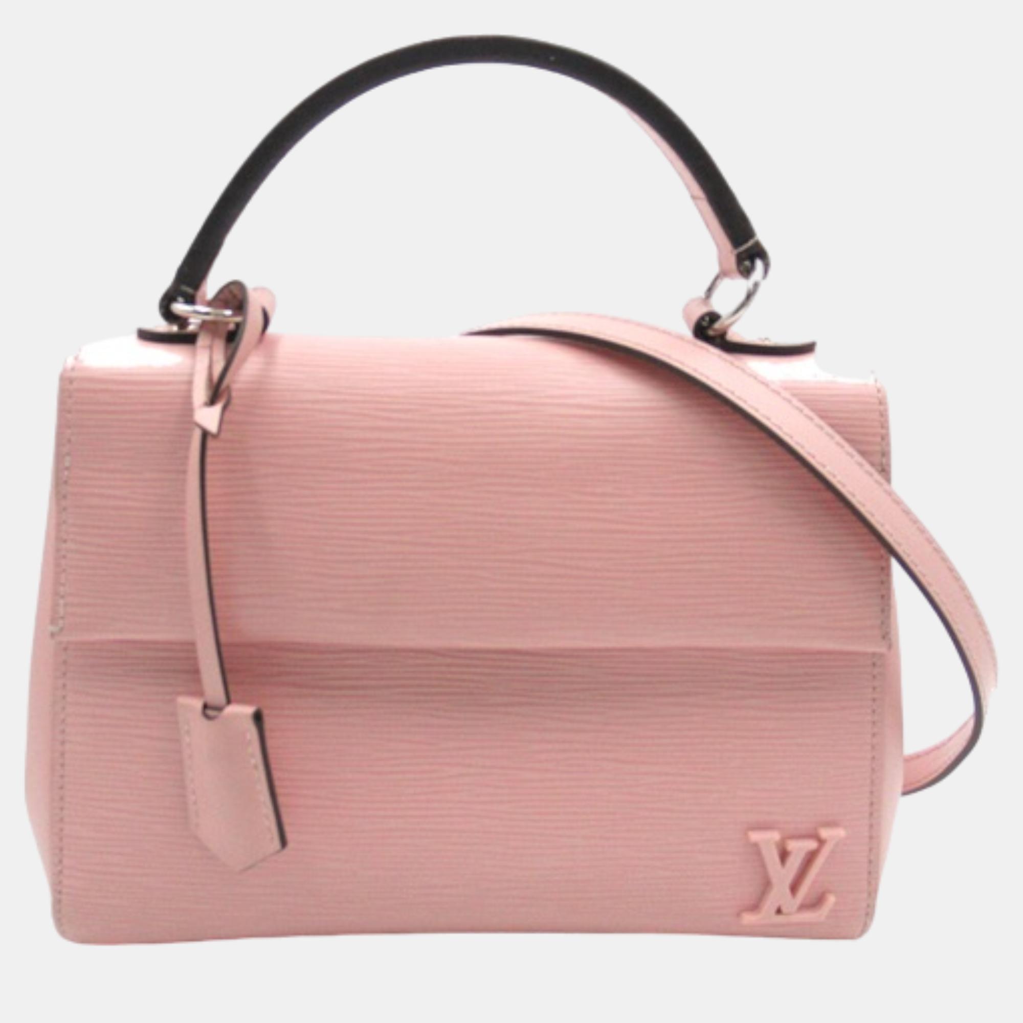 Louis Vuitton Pink  Epi Cluny BB Handbag