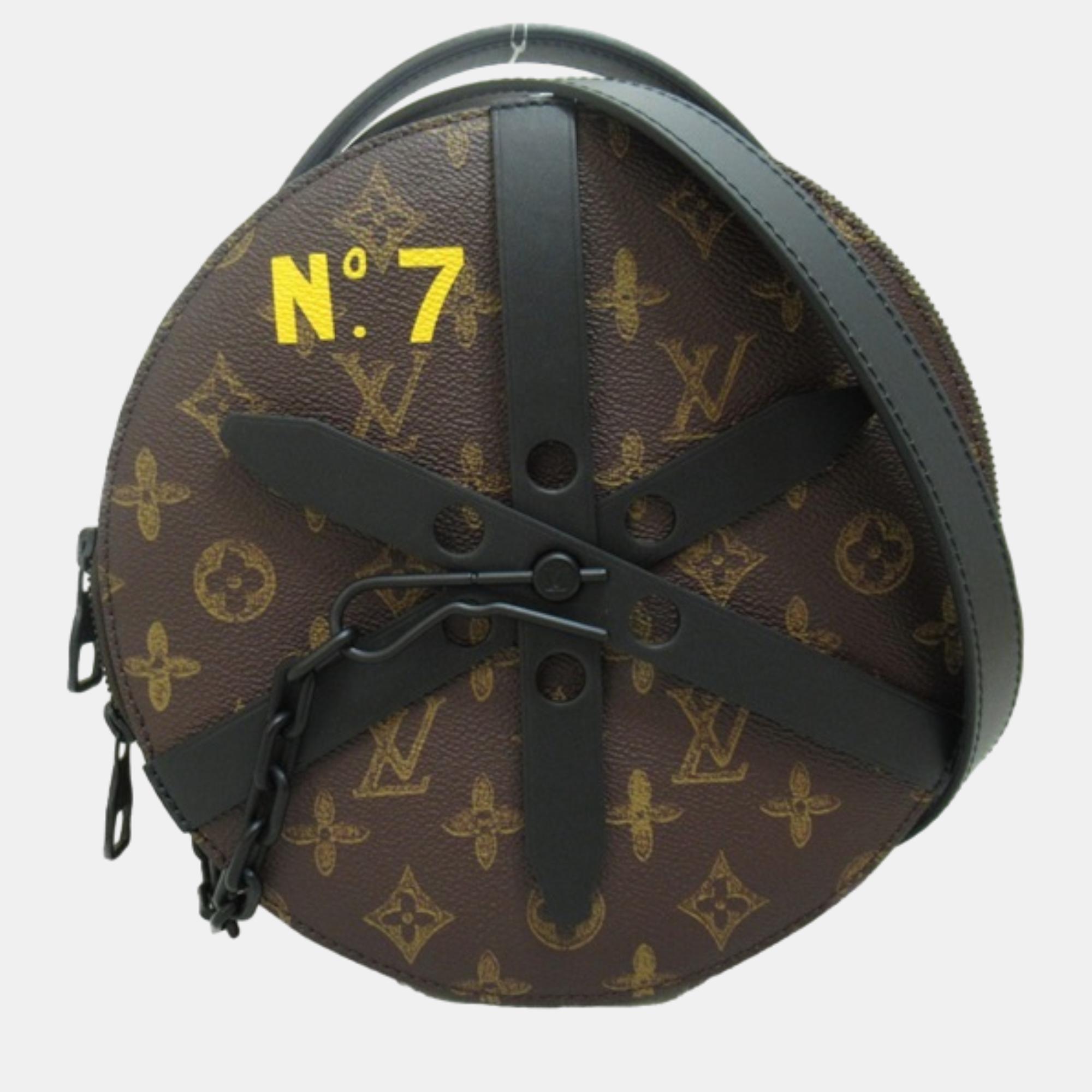 Louis Vuitton Brown Monogram Wheel Box Crossbody Bag