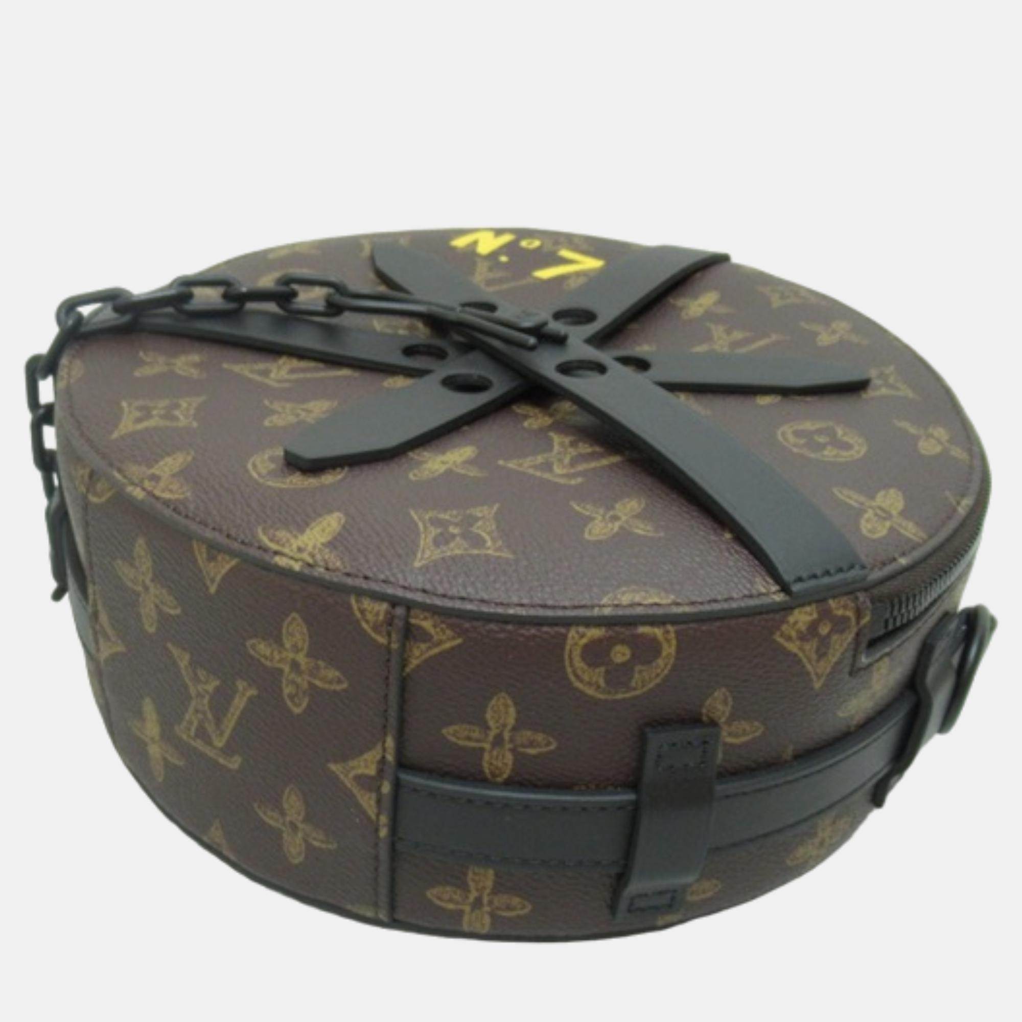 Louis Vuitton Brown Monogram Wheel Box Crossbody Bag