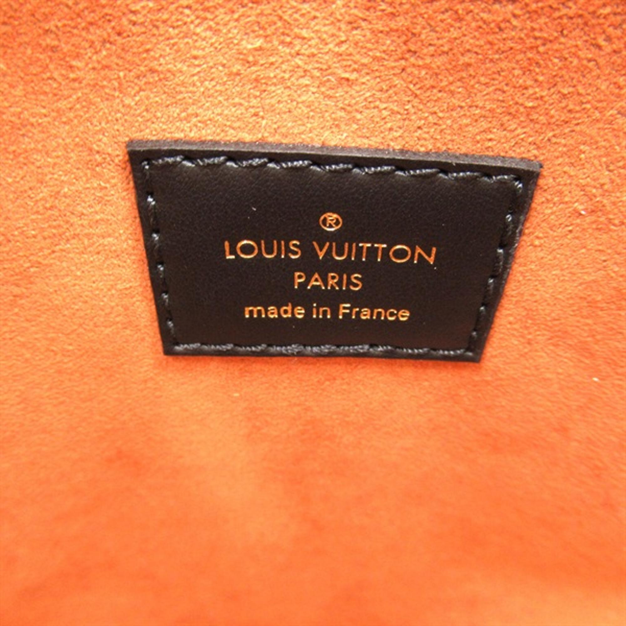 Louis Vuitton Brown Leather Leather On My Side MM Handbag