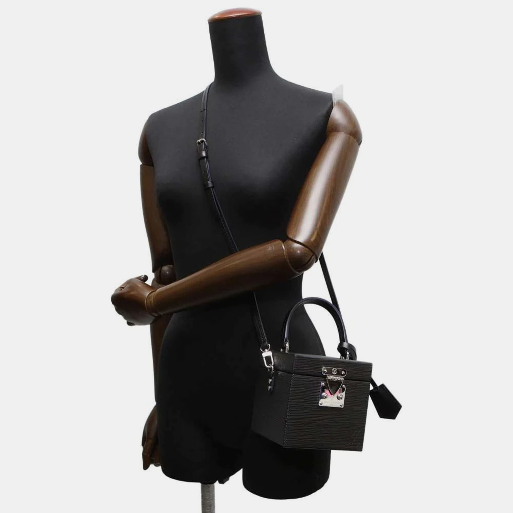Louis Vuitton Black Epi Leather Bleeker Box Bag