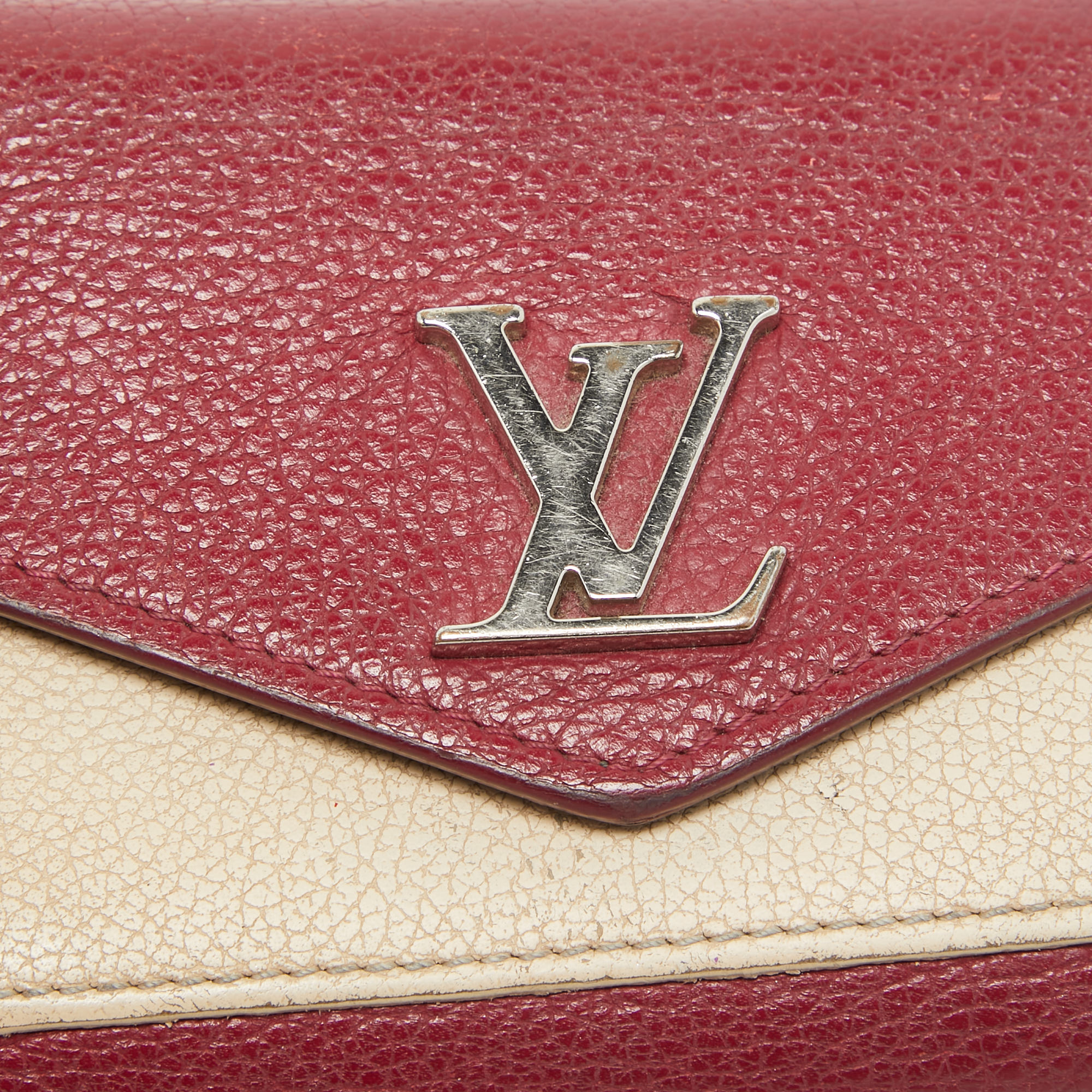 Louis Vuitton Bicolor Leather MyLockMe Compact Wallet
