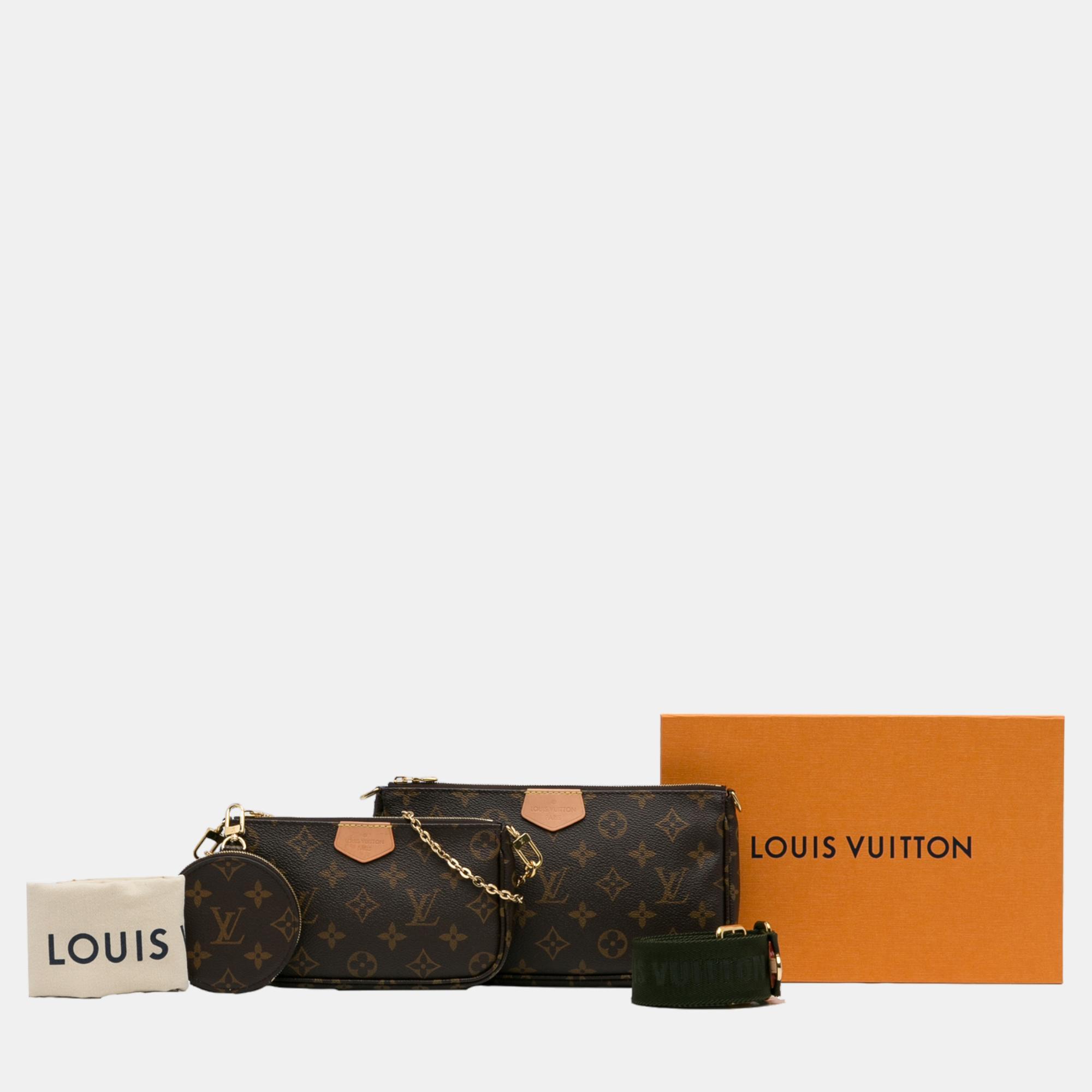 Louis Vuitton Brown Monogram Multi Pochette Accessoires