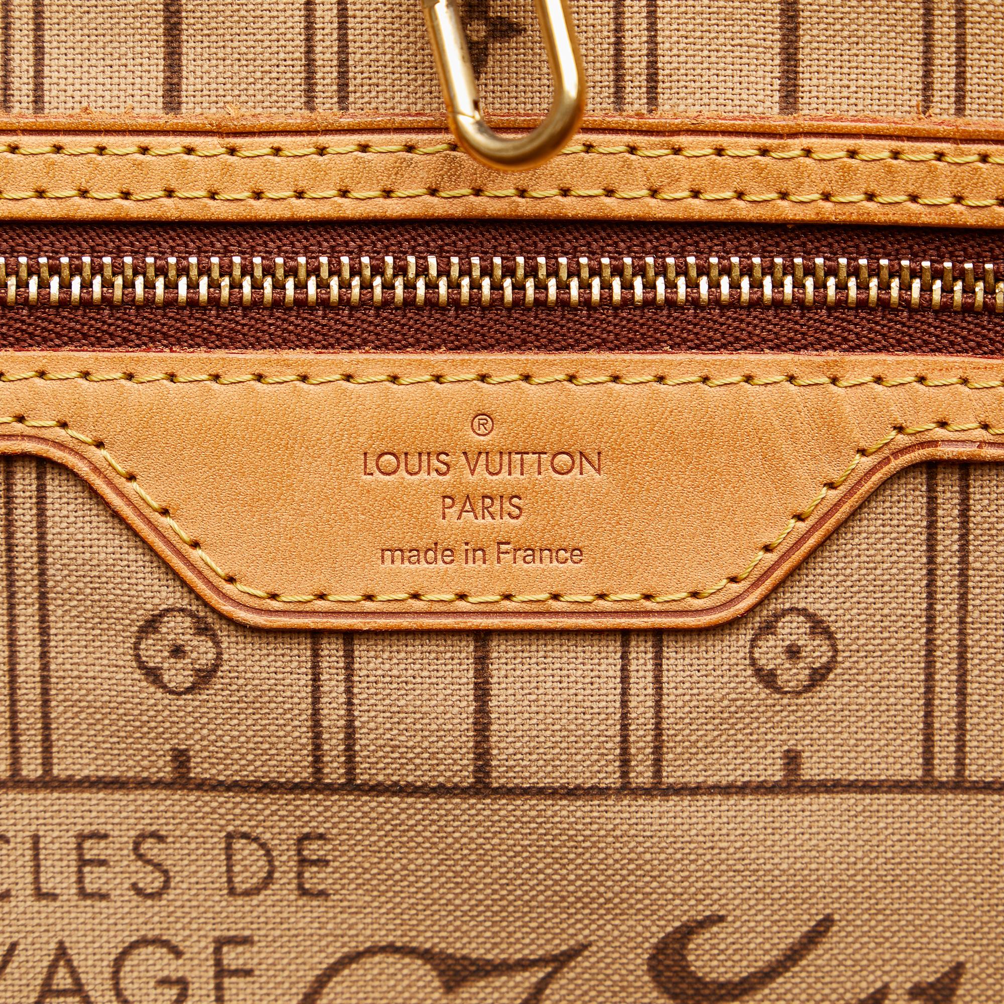 Louis Vuitton Brown Monogram Neverfull GM