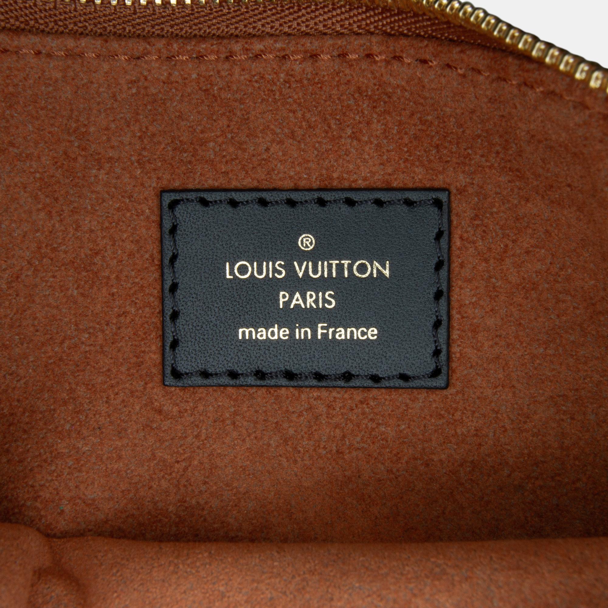 Louis Vuitton Brown Monogram Giant Empreinte Wild At Heart Multi Pochette Accessoires