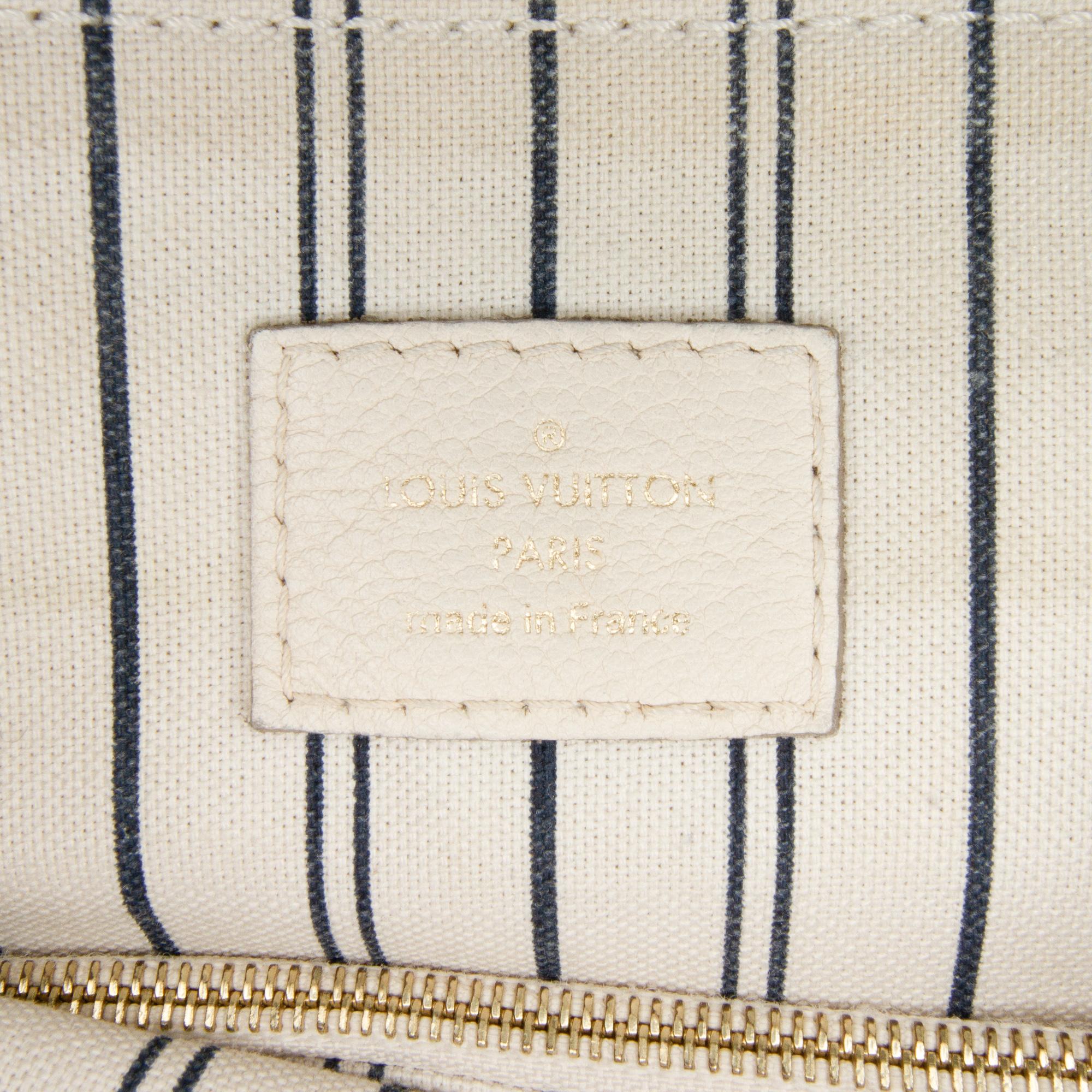 Louis Vuitton White Monogram Empreinte Lumineuse PM