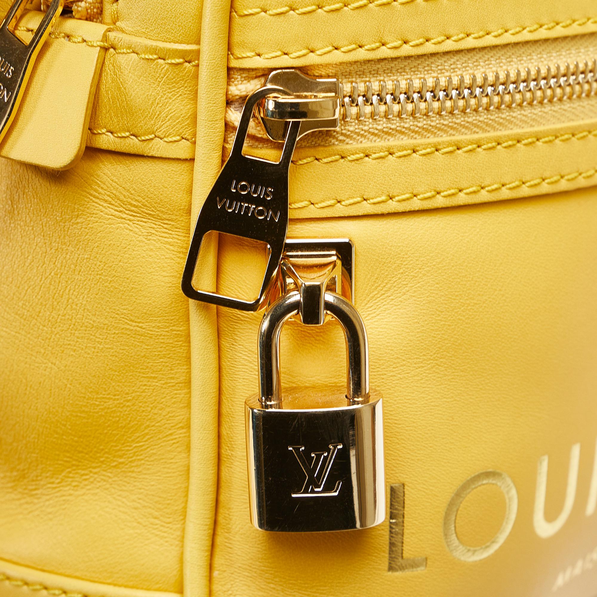 Louis Vuitton Yellow Flight Paname Takeoff Bag