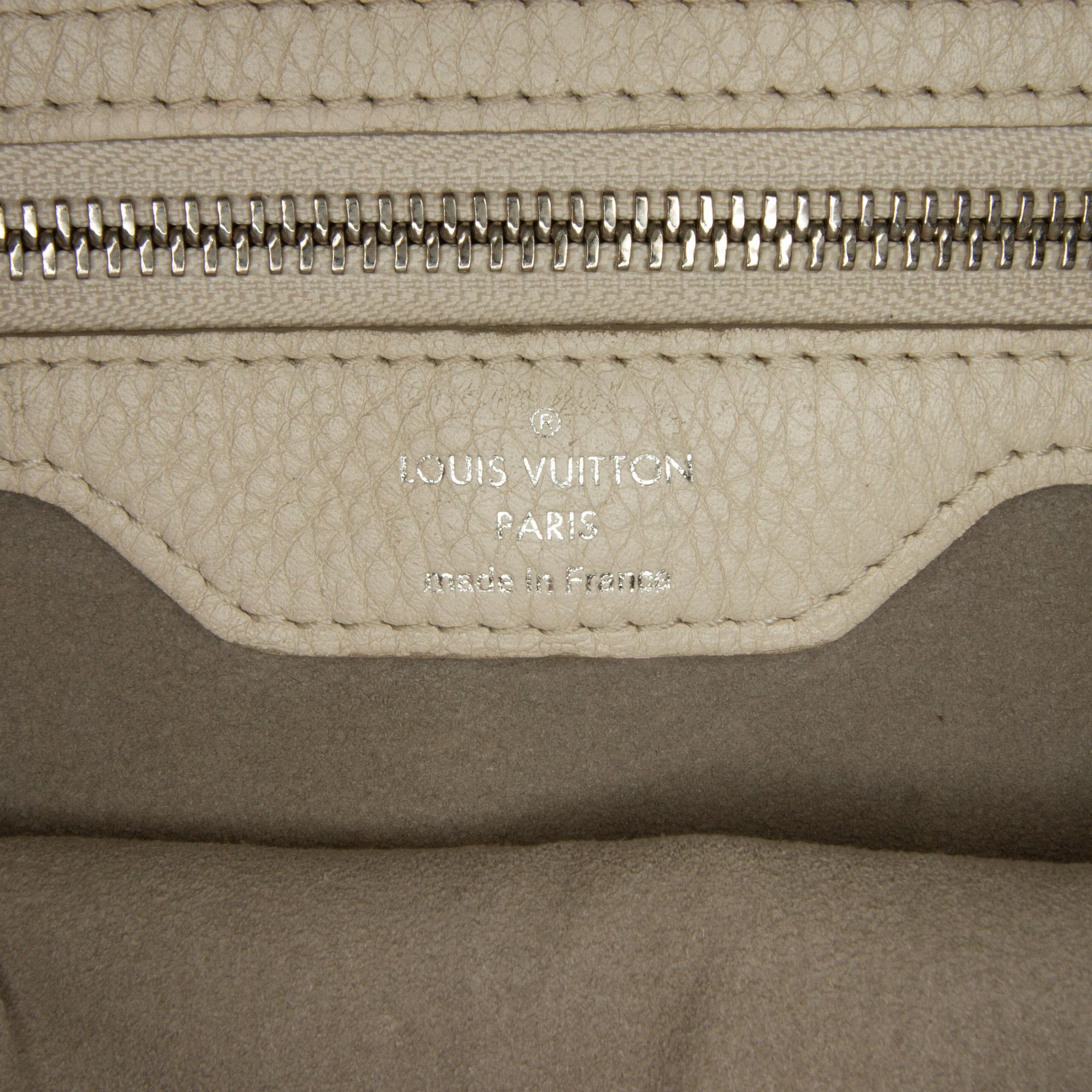 Louis Vuitton Beige Monogram Mahina Selene PM