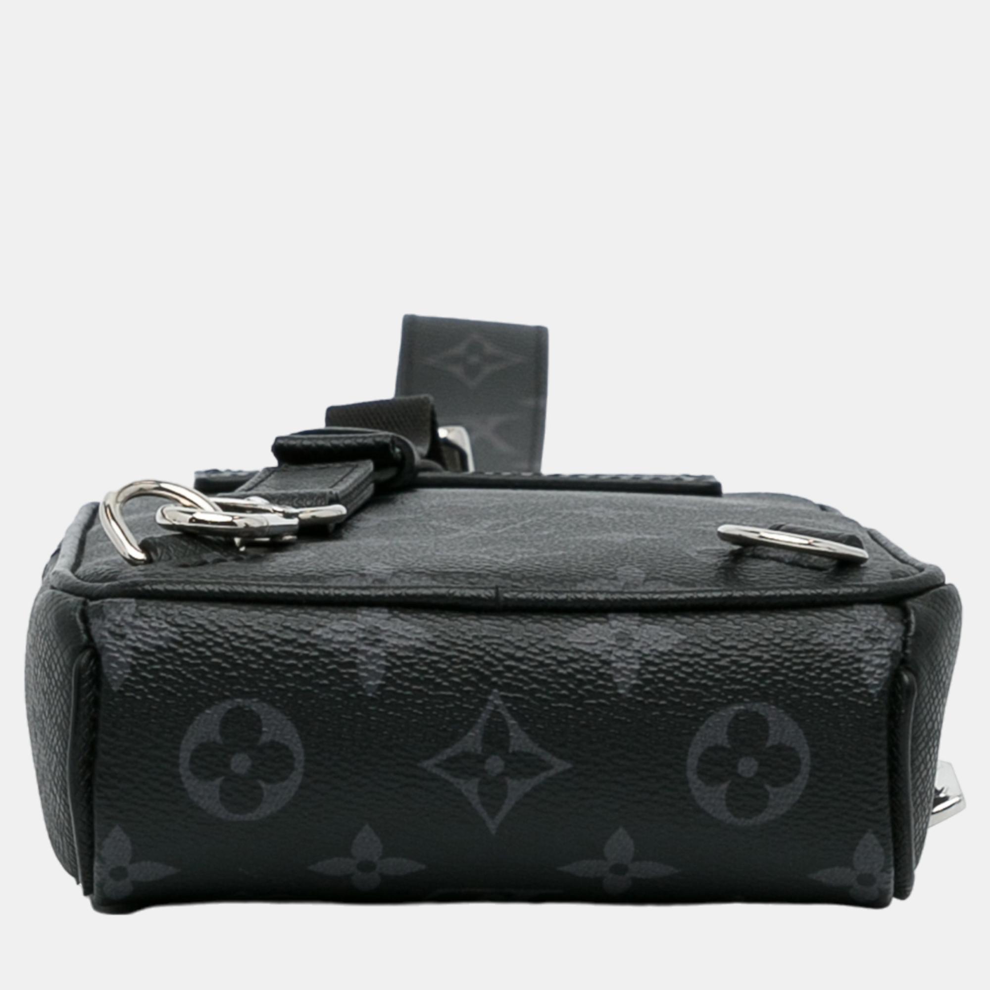 Louis Vuitton Black Monogram Eclipse Taigarama Outdoor Sling Bag