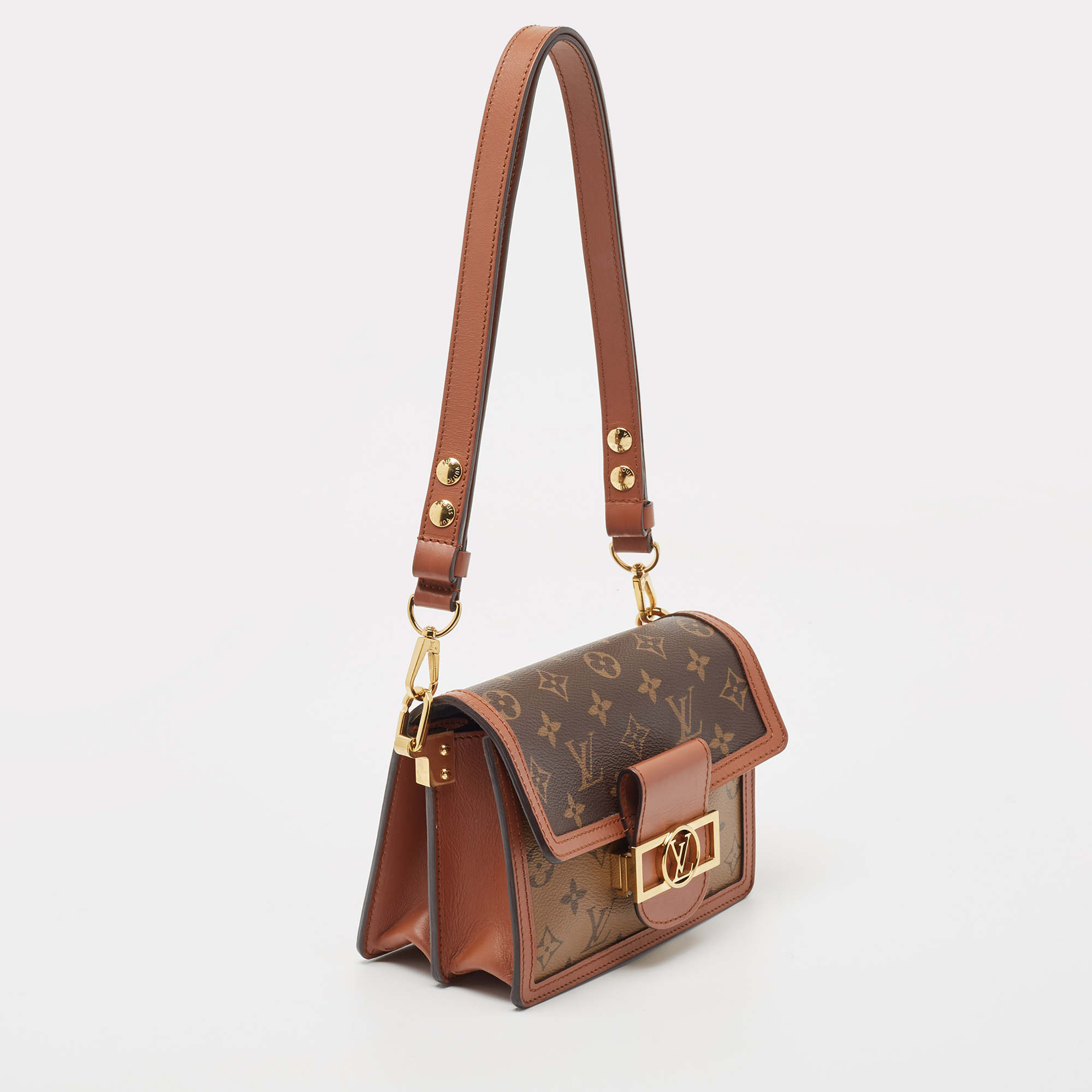 Louis Vuitton Monogram/Monogram Reverse Canvas Dauphine Mini Bag