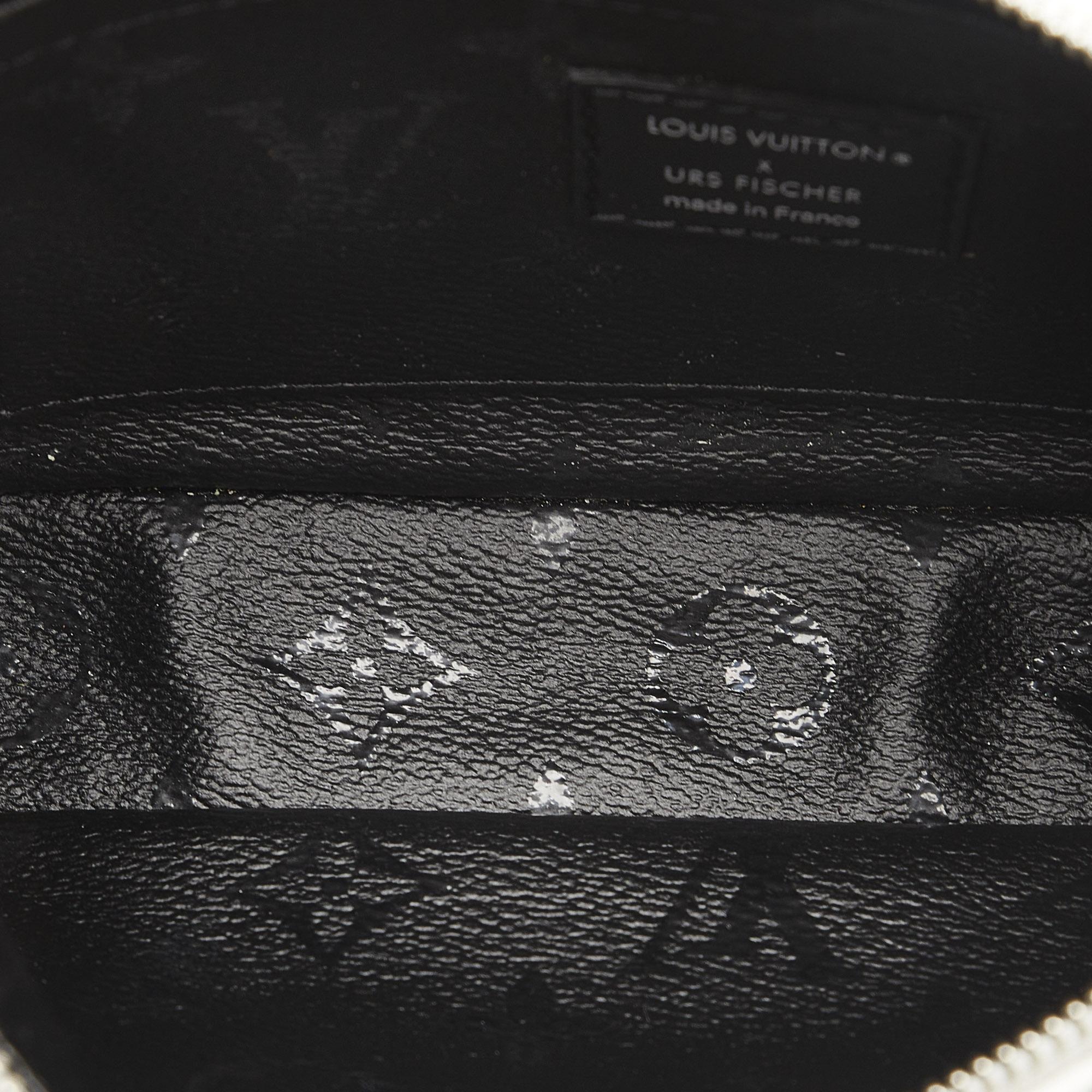 Louis Vuitton White/Black X Urs Fischer Monogram Pochette Accessoires