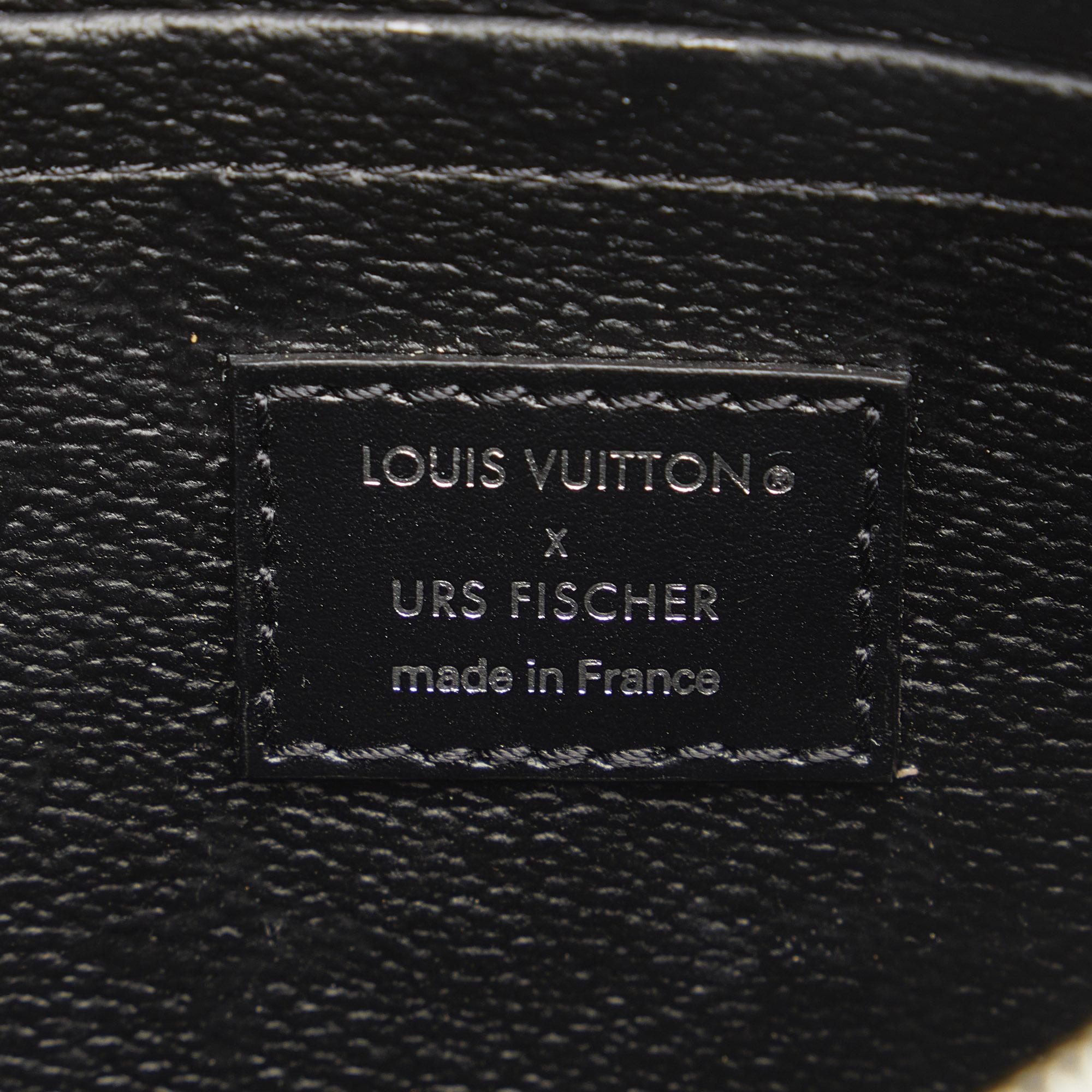 Louis Vuitton White/Black X Urs Fischer Monogram Pochette Accessoires