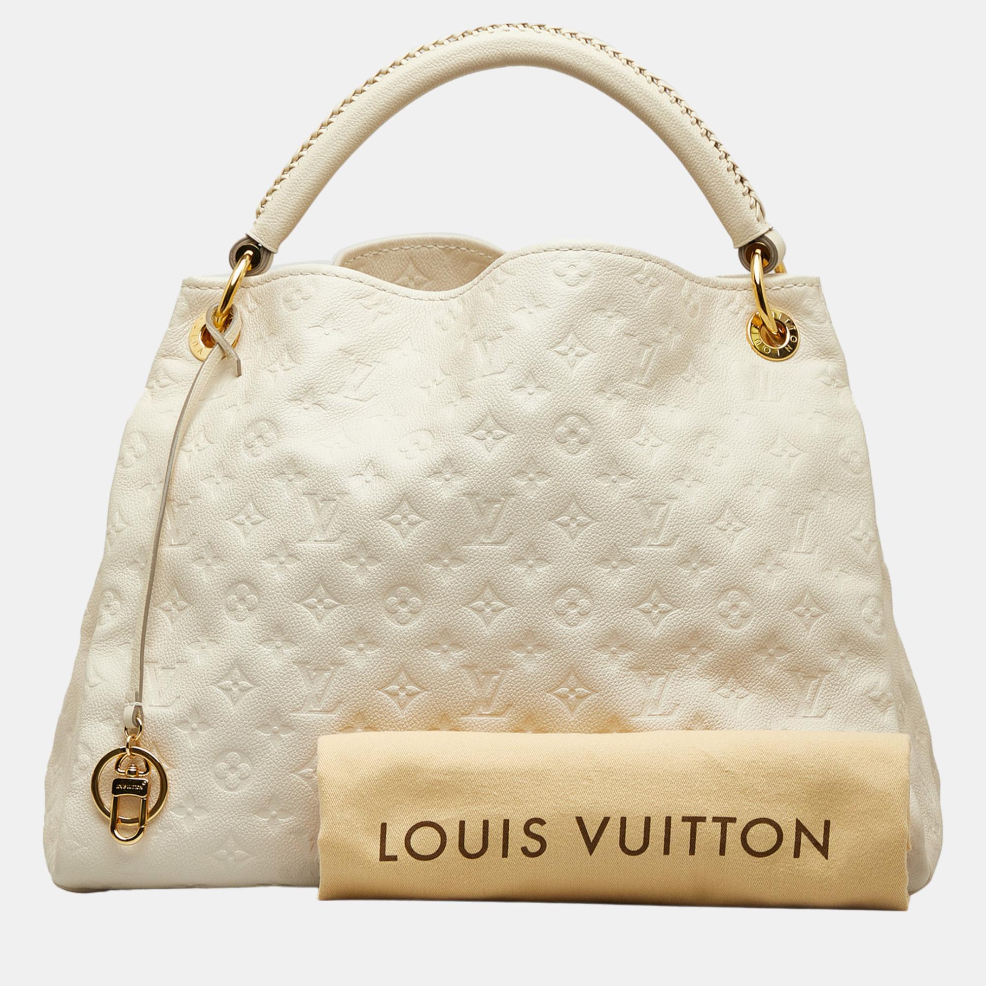 Louis Vuitton White Monogram Empreinte Artsy MM