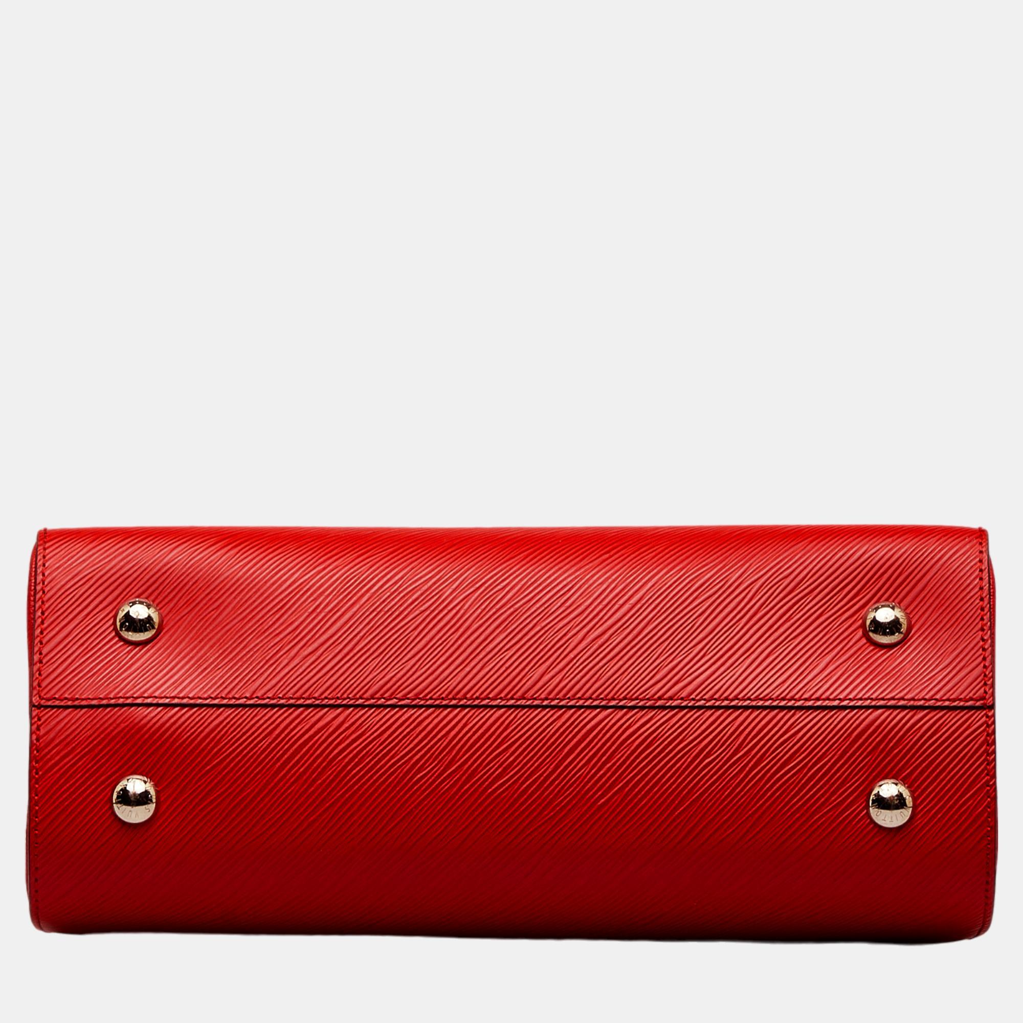 Louis Vuitton Red Epi Twist Tote