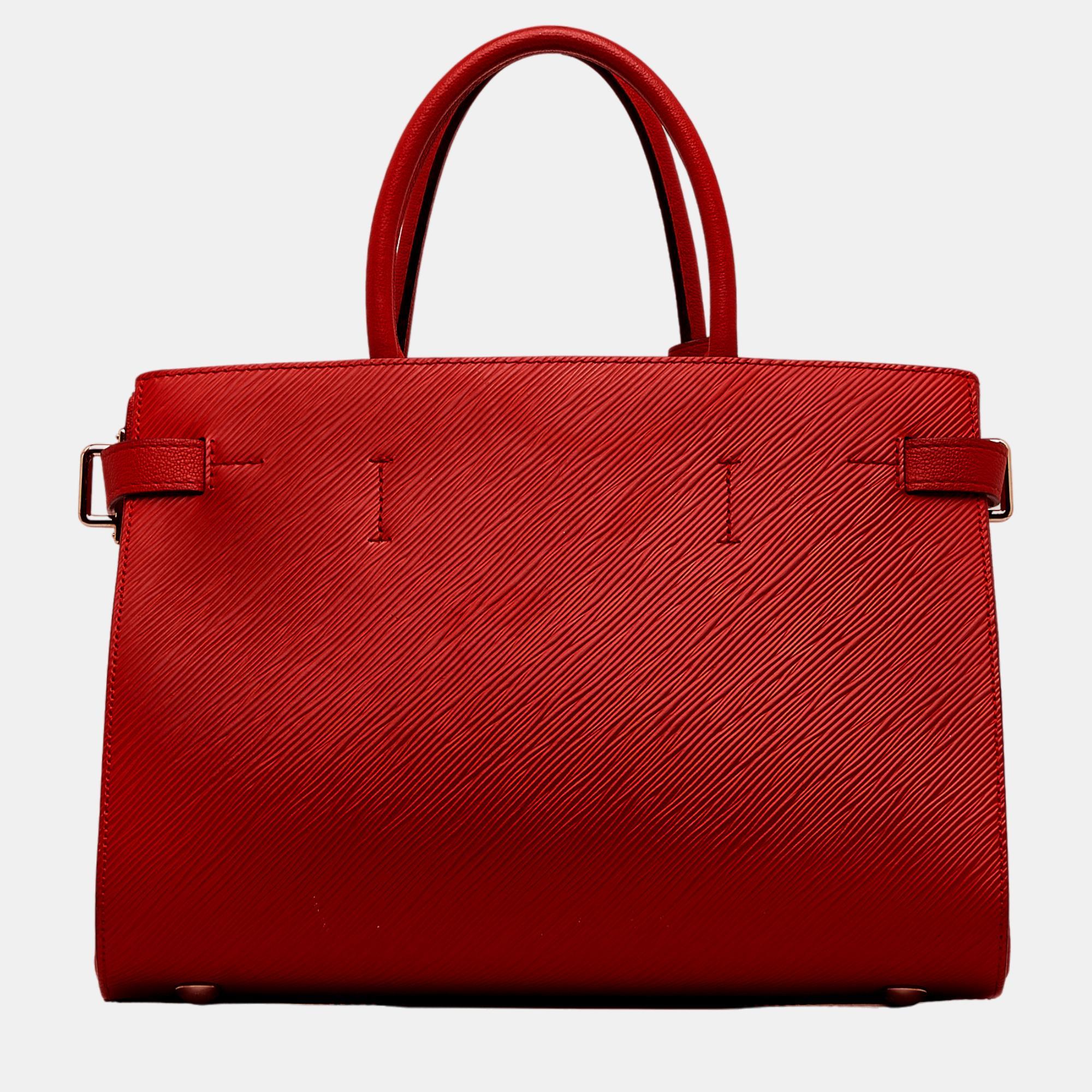 Louis Vuitton Red Epi Twist Tote