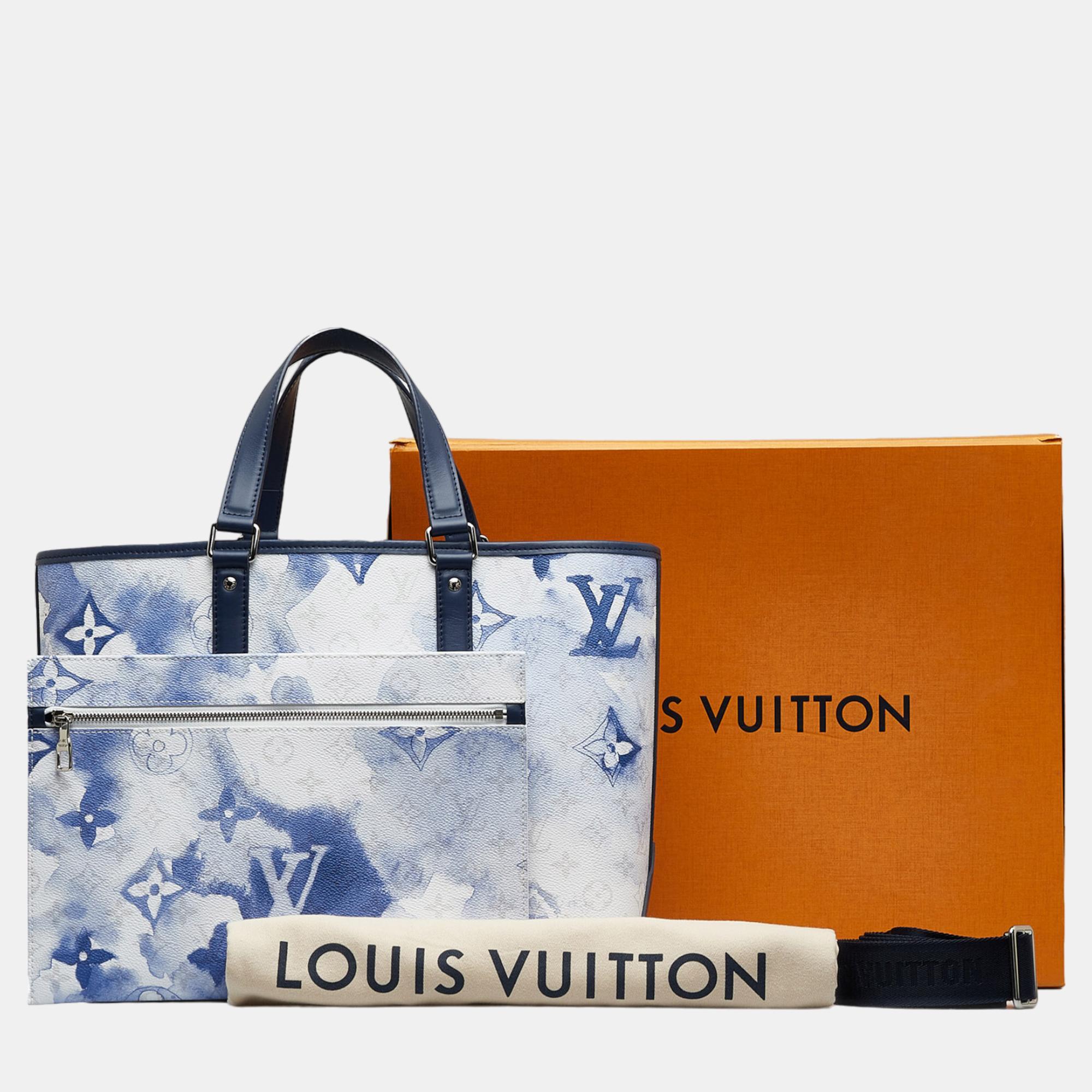 Louis Vuitton Blue Monogram Watercolor Weekend Tote PM