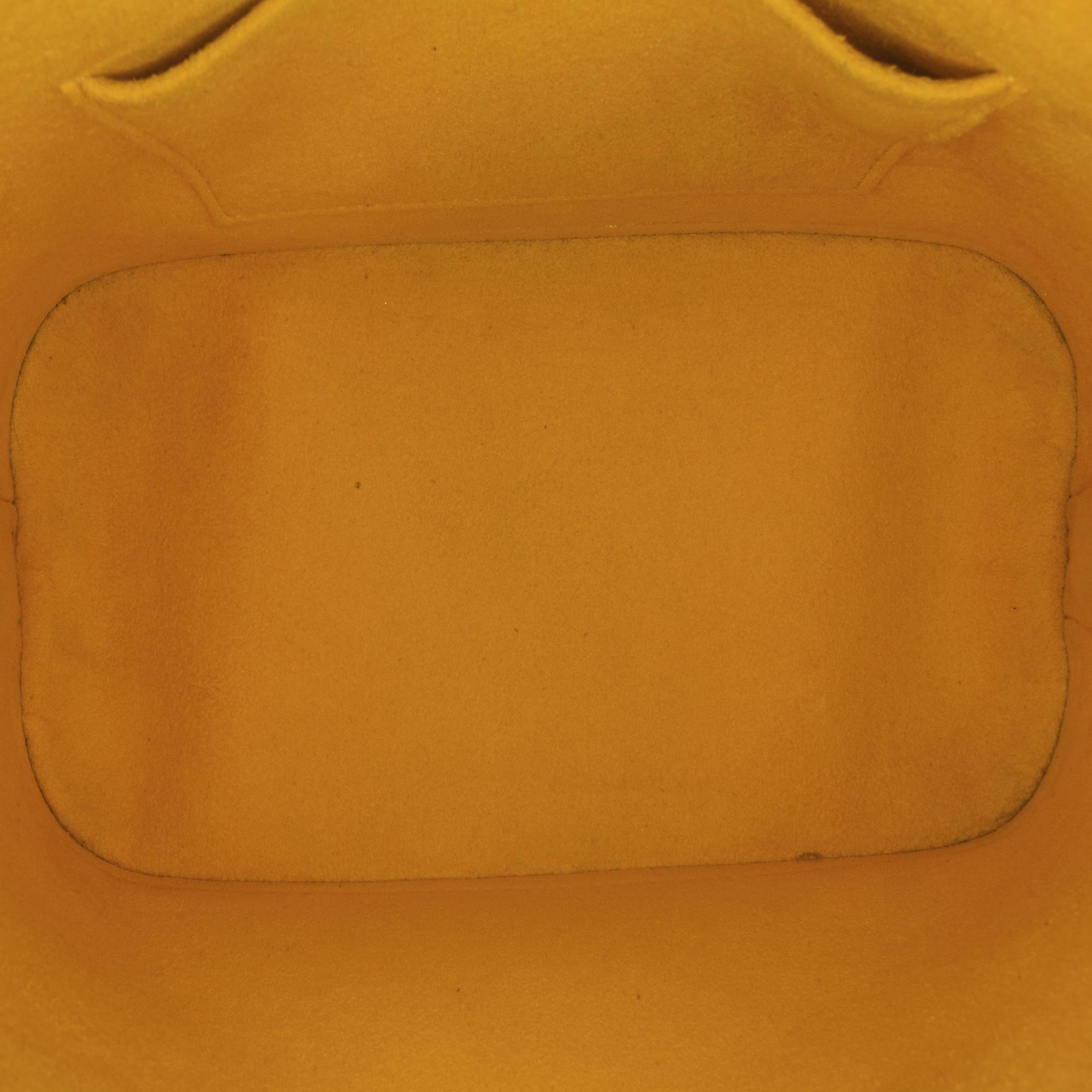Louis Vuitton Yellow Epi Alma BB
