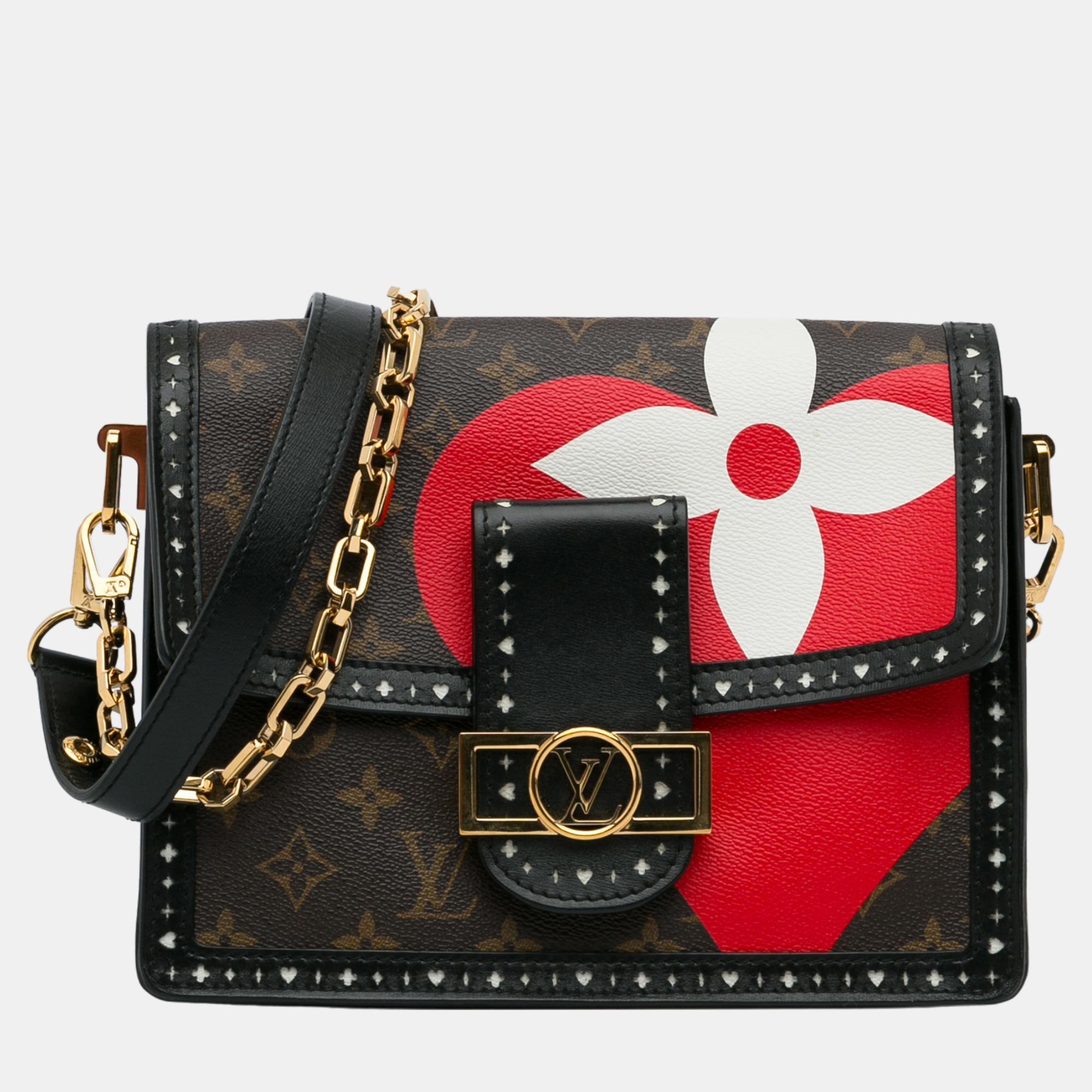 Louis Vuitton Brown Monogram Game On Dauphine MM
Louis Vuitton Brown Monogram Game On Dauphine MM