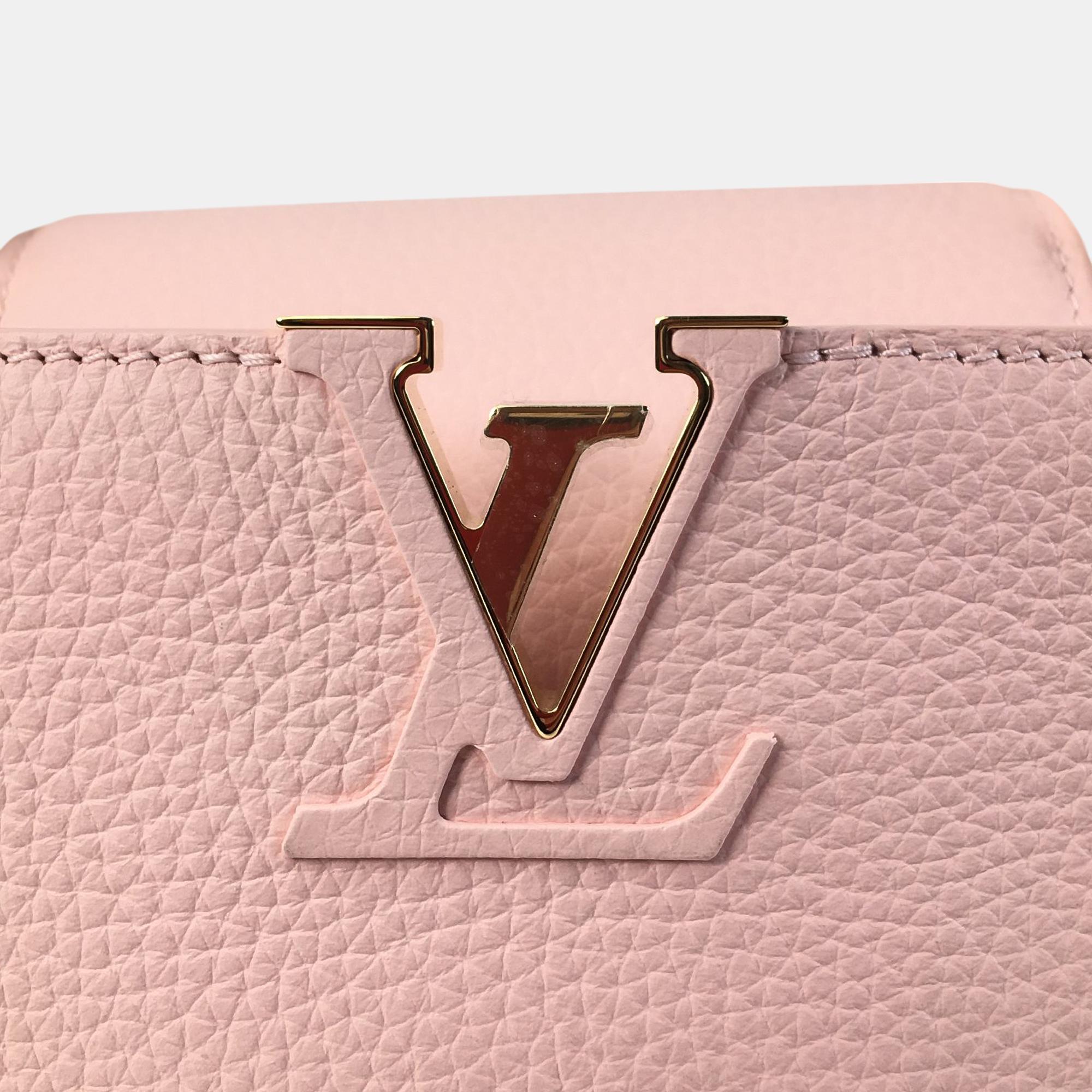 Louis Vuitton Pink Taurillon Capucines BB