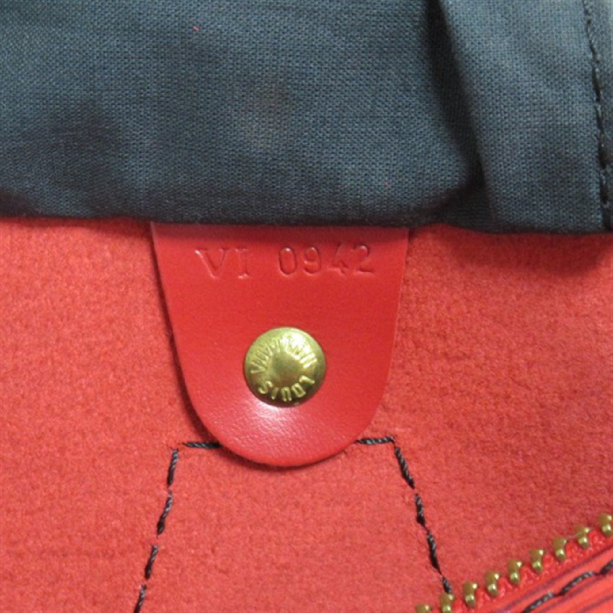 Louis Vuitton Red Epi Leather Speedy 30 Top Handle Bag