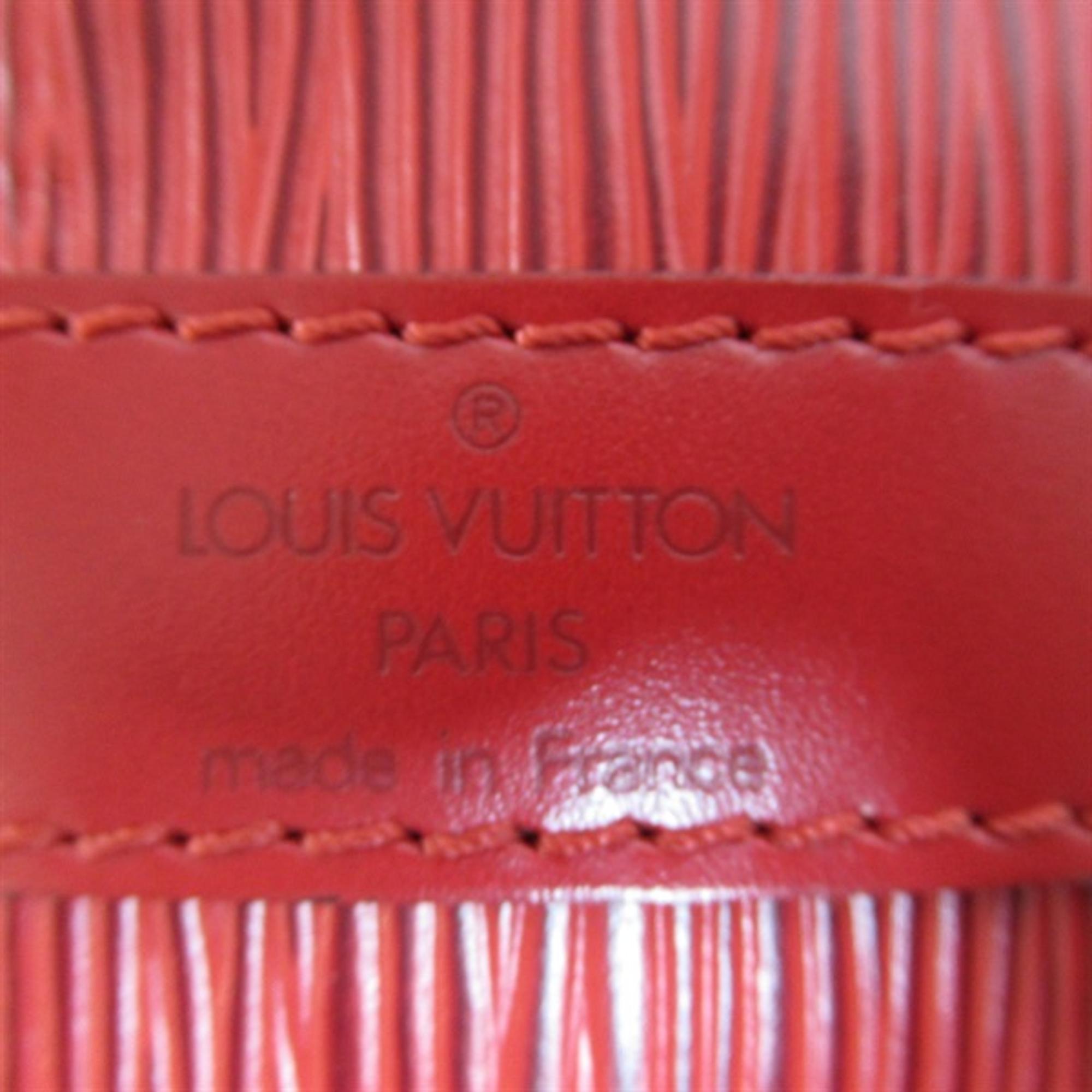 Louis Vuitton Red Leather Epi Petit Noe Crossbody Bag