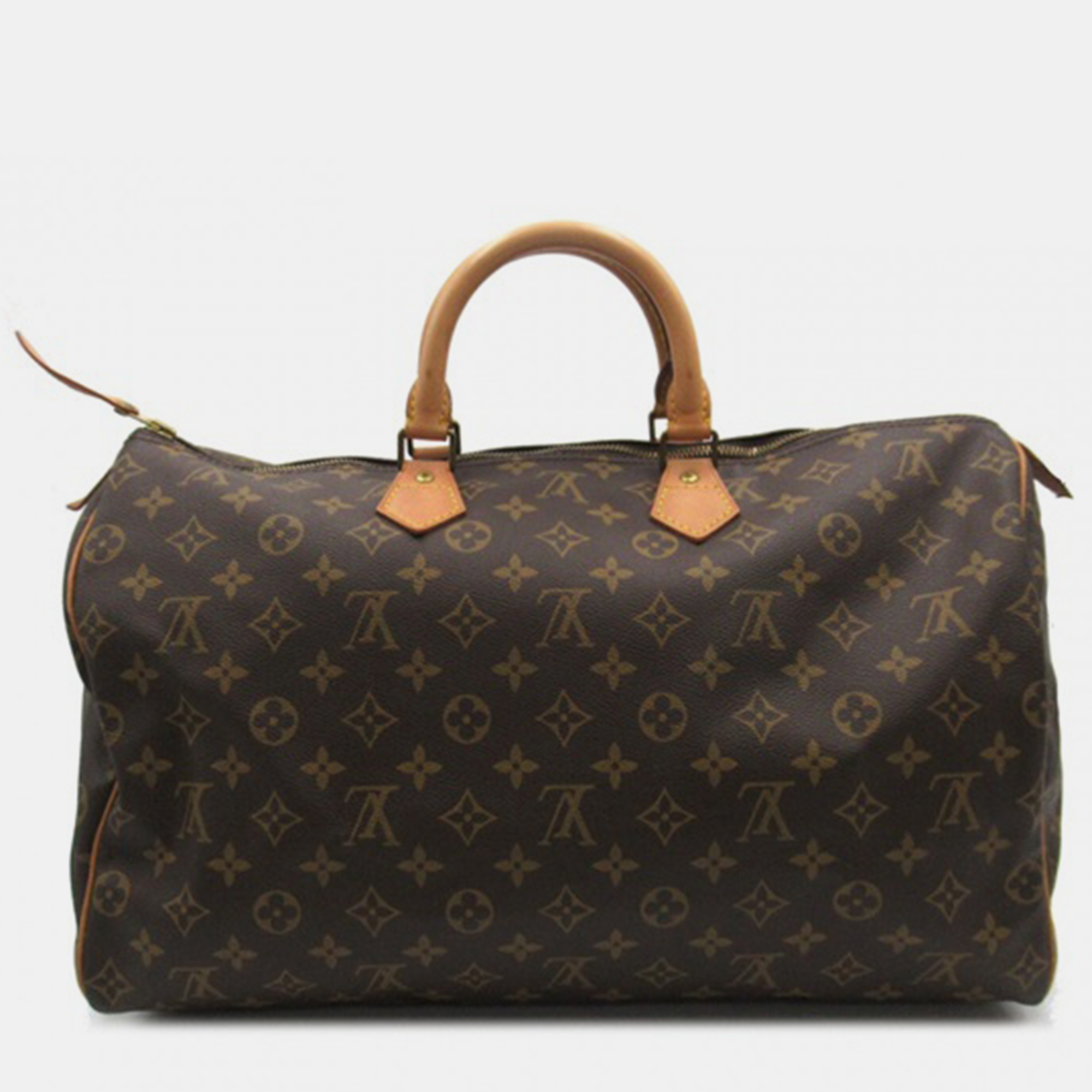 Louis Vuitton Brown Monogram Canvas Speedy 40 Top Handle Bag
