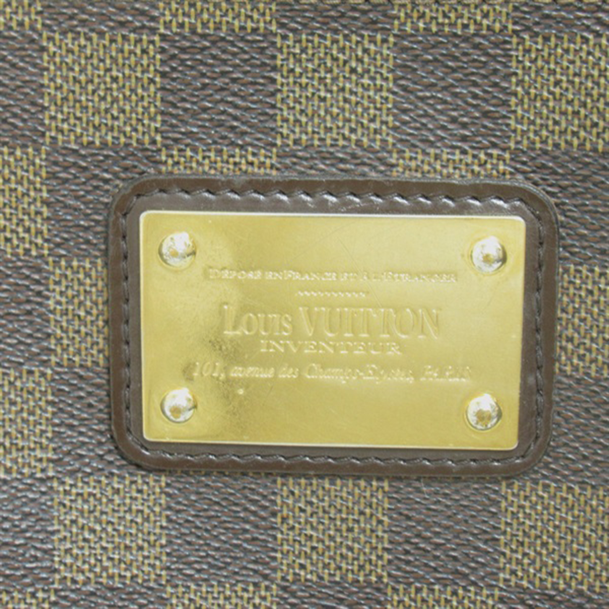 Louis Vuitton Brown Damier Ebene Canvas Eva Clutch Bag