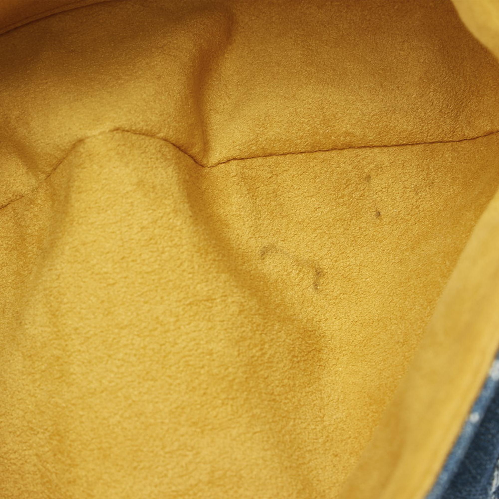 Louis Vuitton Blue Denim Monogram Denim Mini Pleaty Shoulder Bag