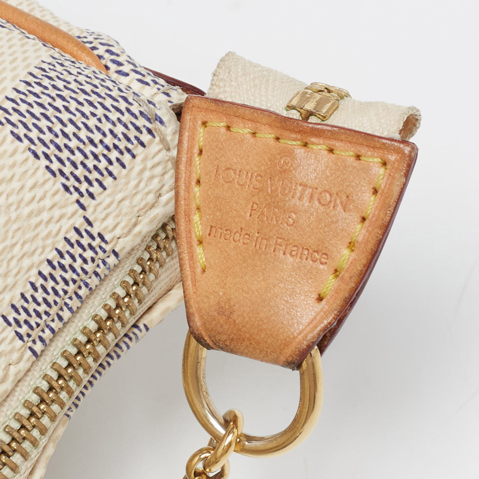 Louis Vuitton Damier Azur Canvas Eva Pochette Bag