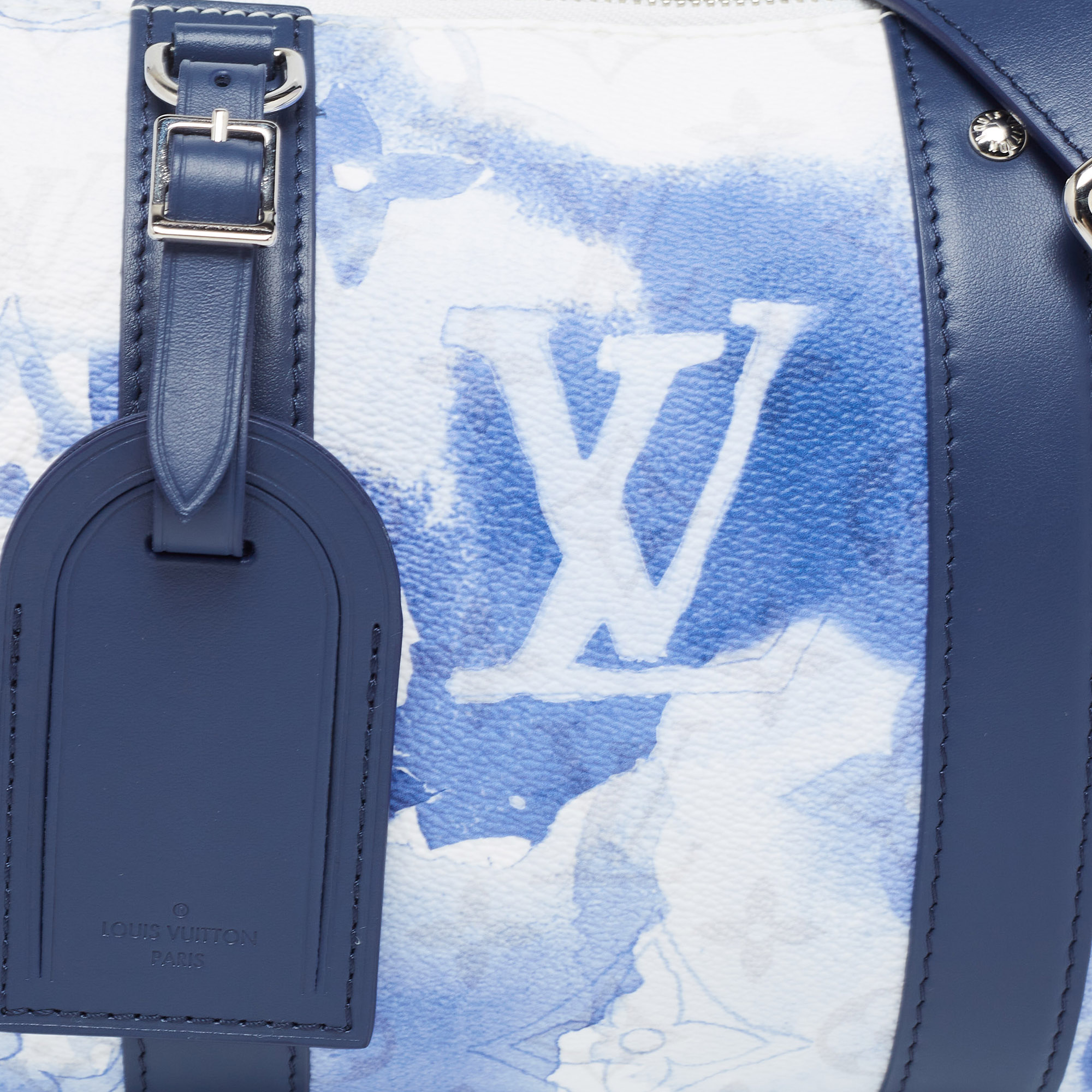 Louis Vuitton Water Bleu Monogram Canvas City Keepall Bag