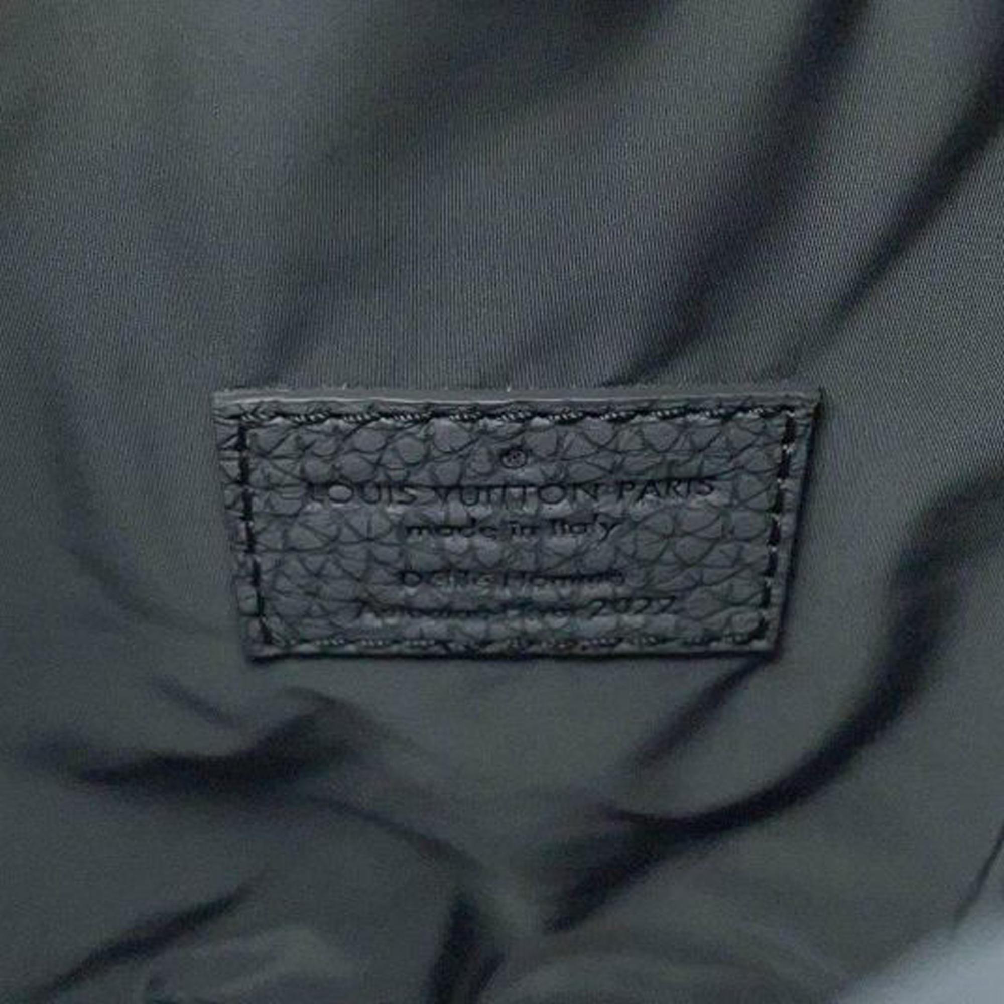 Louis Vuitton Grey Monogram Taurillon Chalk Nano Sling Bag