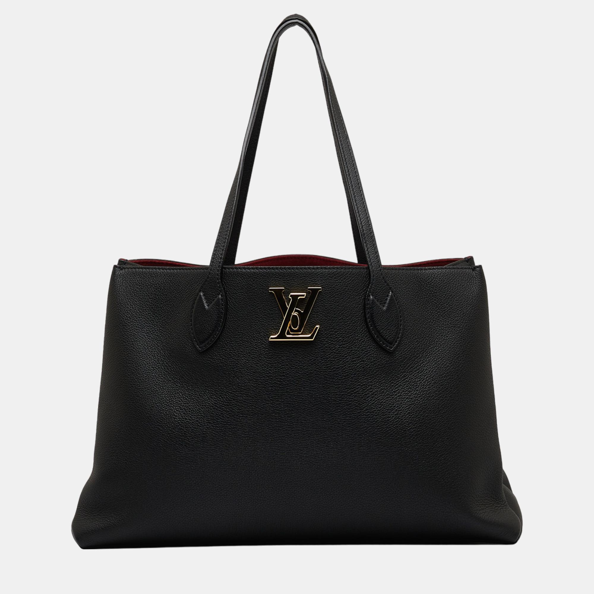 Louis Vuitton Black Lockme Shopper