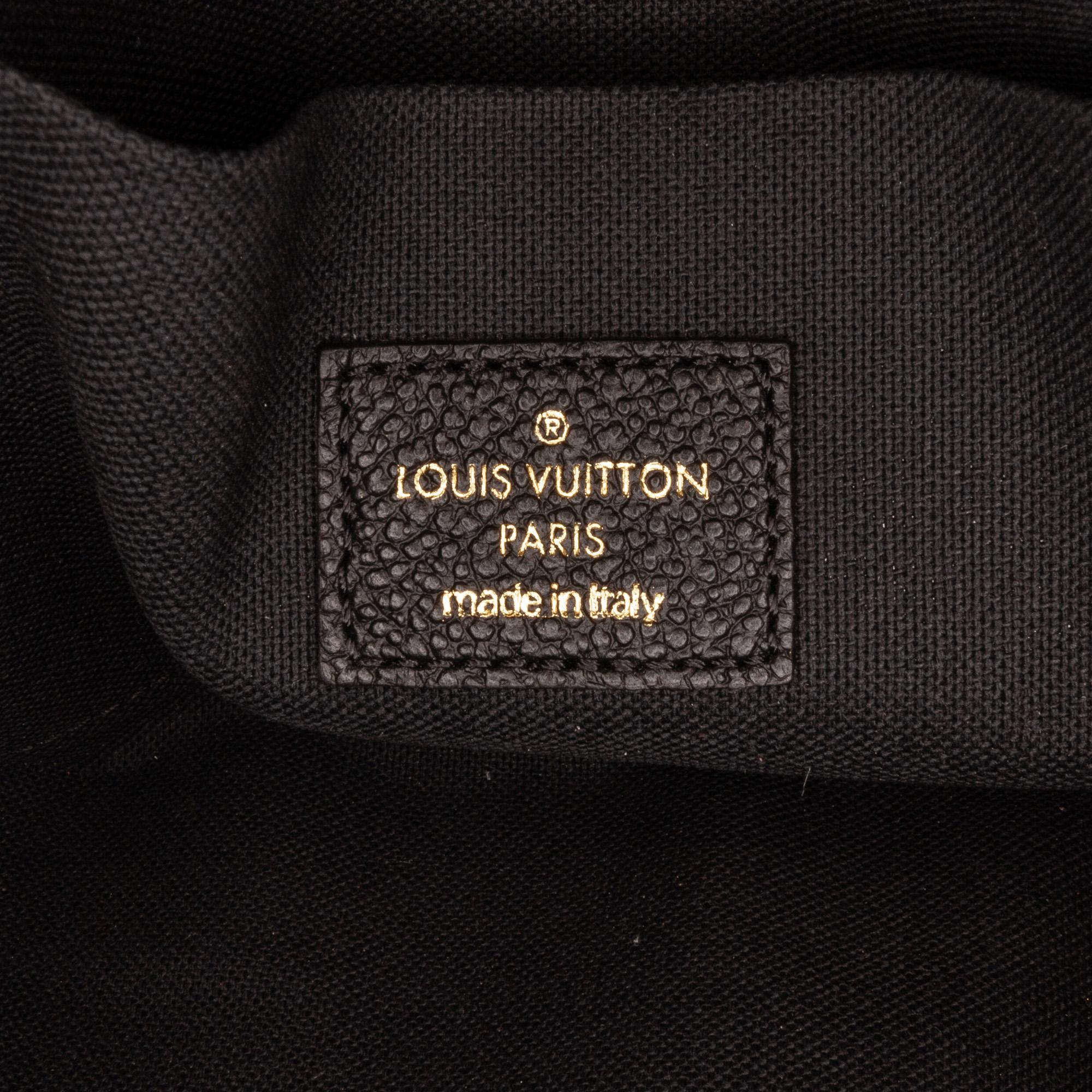 Louis Vuitton Black Monogram Empreinte Pochette Felicie