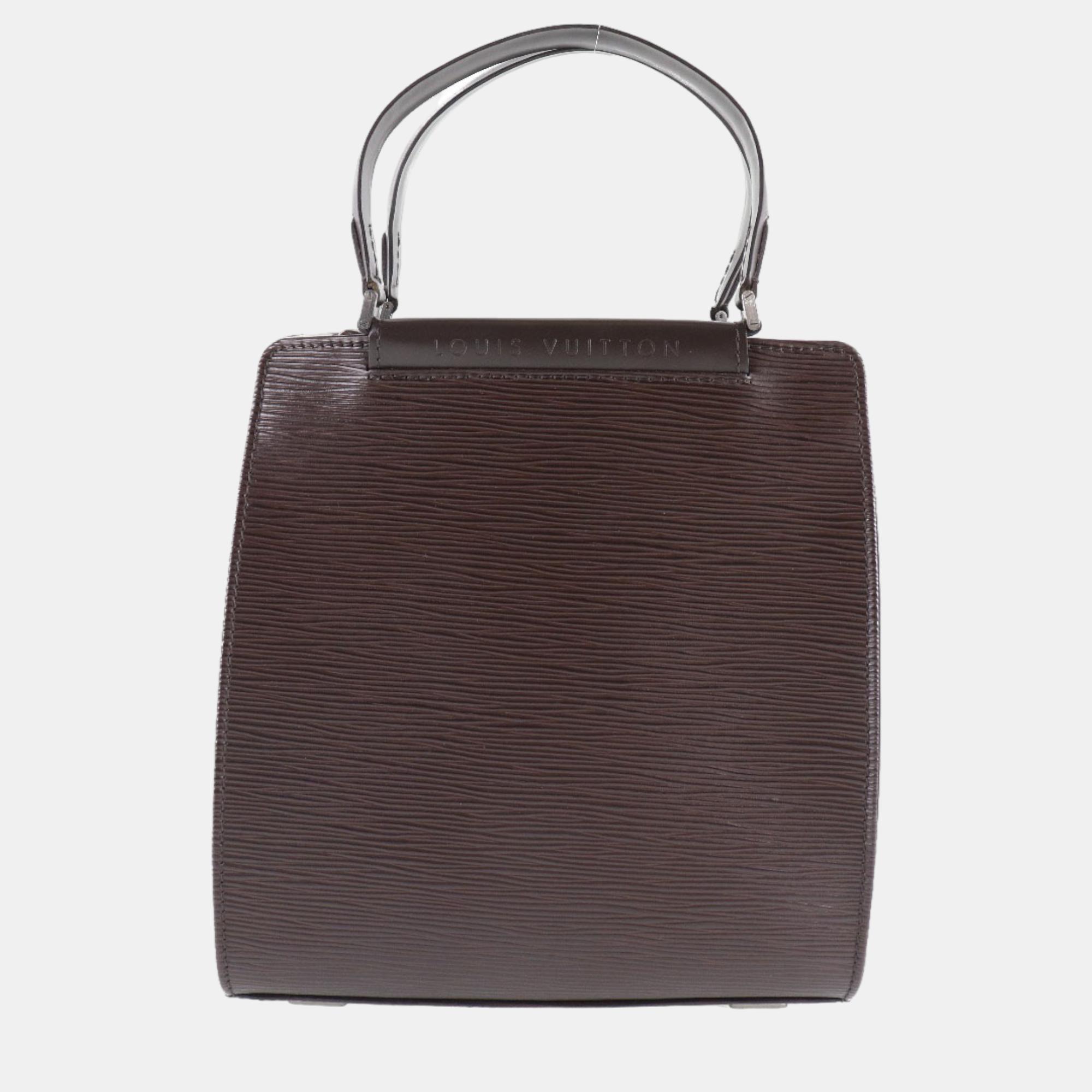 Louis Vuitton Brown Leather Epi Figari PM Bag
